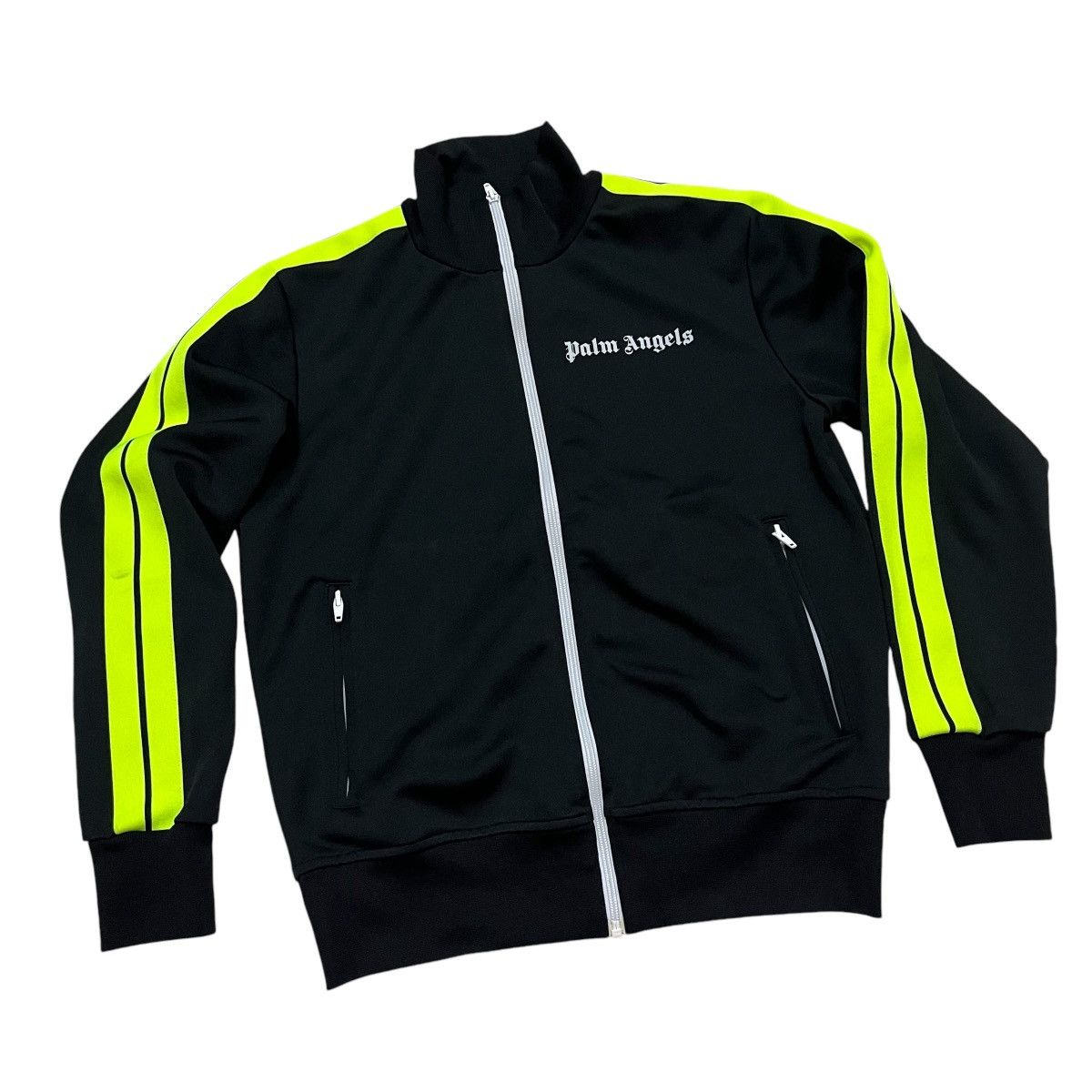 Palm Angels Authentic Palm Angels Zipper Jacket Side Tape Black Gree Size M / US 6-8 / IT 42-44 - 1 Thumbnail