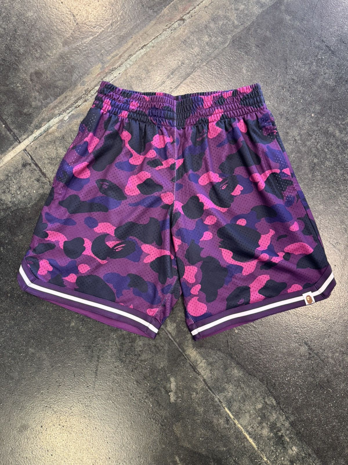 Bape Bape Purple Basketball Shorts Size US 28 / EU 44 - 1 Thumbnail