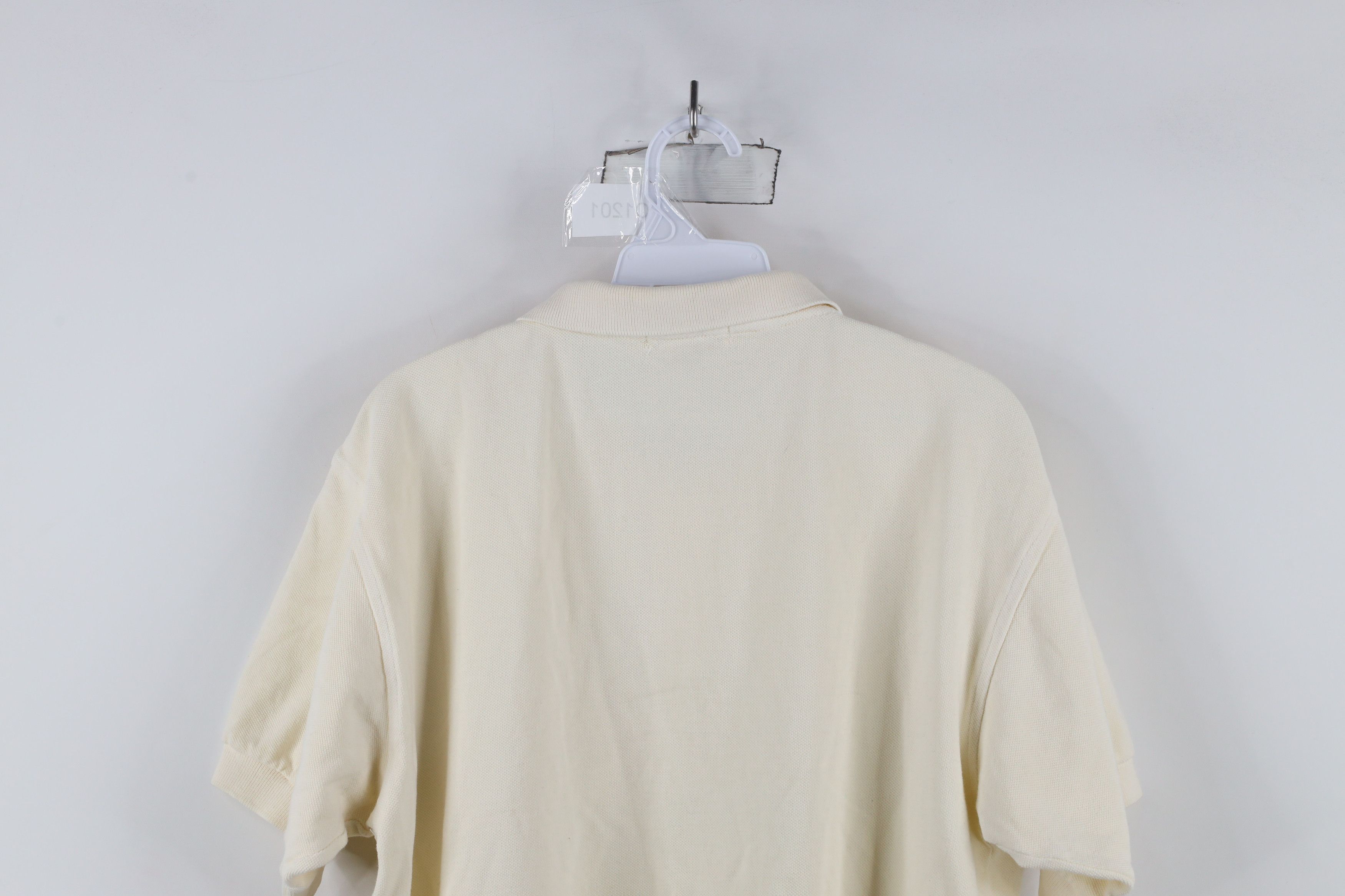 Banana Republic × Vintage Vintage 80s 90s Banana Republic Safari Polo Shirt Cream Size US L / EU 52-54 / 3 - 11 Thumbnail