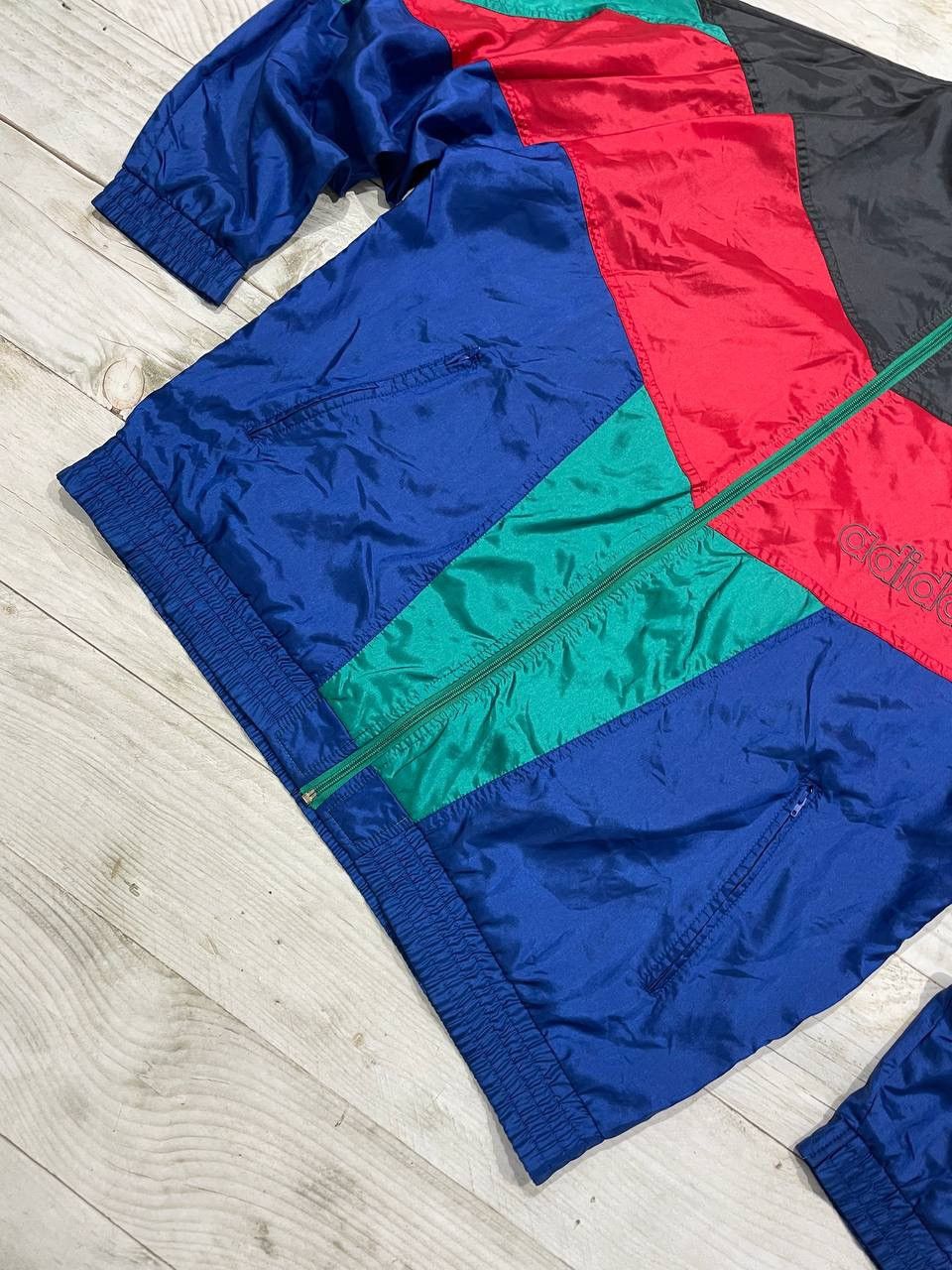 Adidas Vintage Adidas Nylon Tracksuit Jacket Pants Big Logo Size US L / EU 52-54 / 3 - 7 Thumbnail
