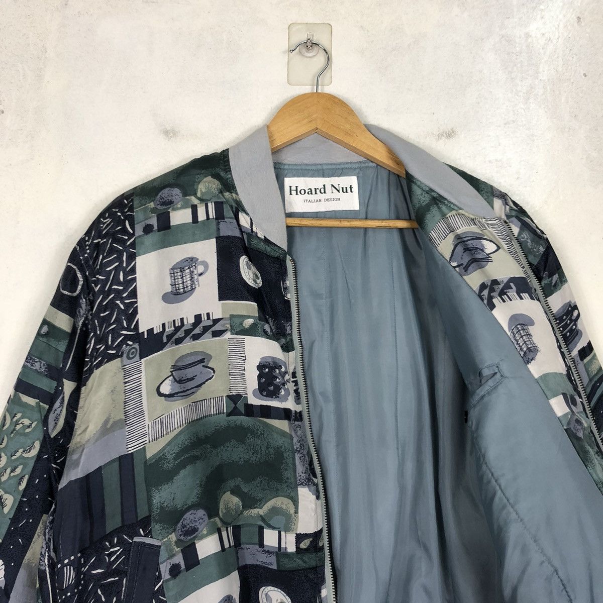 Vintage Hoard Nut Italian Design All Over Print Bombers Size US M / EU 48-50 / 2 - 10 Thumbnail