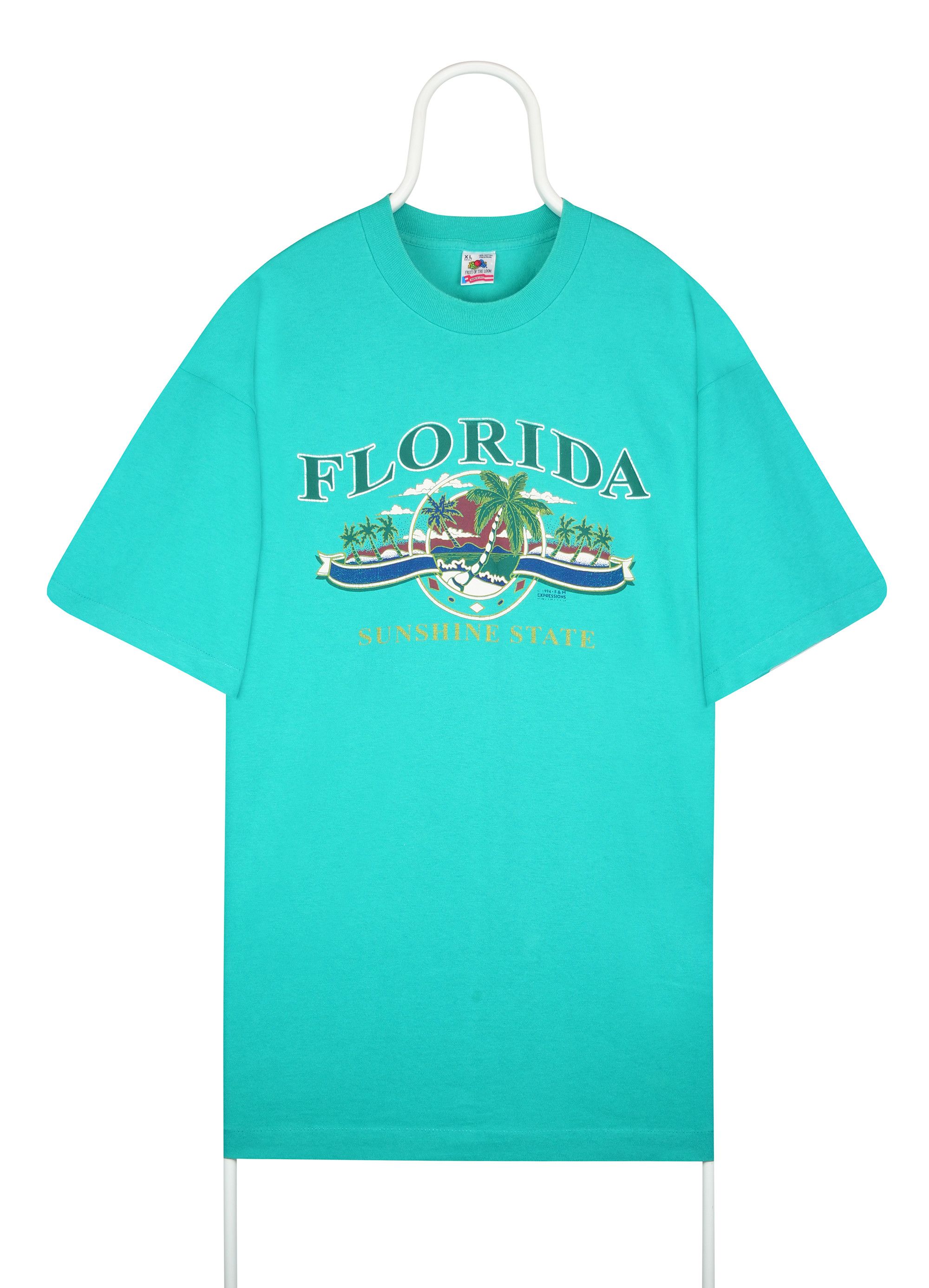 Vintage Florida American Vintage 1994 year t-shirt Size US XL / EU 56 / 4 - 1 Thumbnail