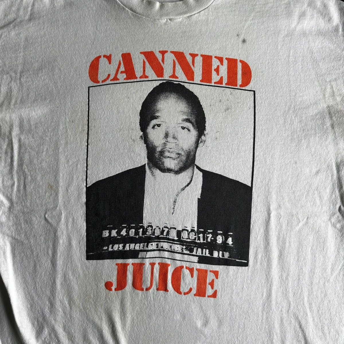 Vintage Vintage OJ Simpson Canned Juice t-shirt size XL Size US XL / EU 56 / 4 - 2 Thumbnail