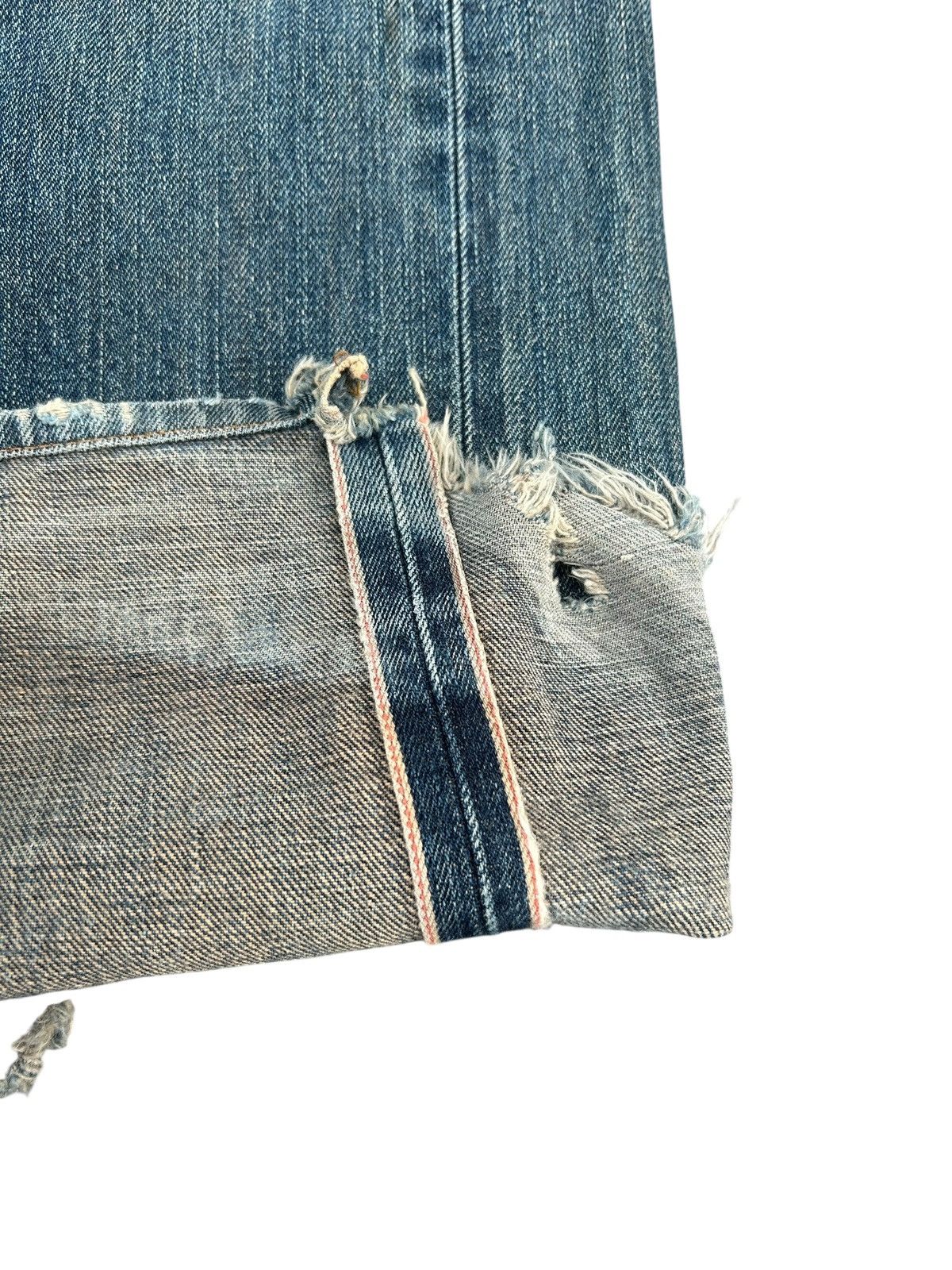 Kapital Vintage Edwin 505x Selvedge Distressed Denim Jeans Size US 34 / EU 50 - 5 Thumbnail