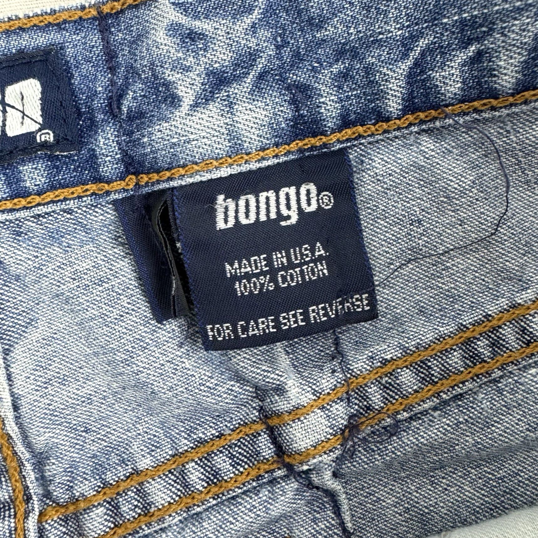 Vintage Vintage Bongo Capri Jeans Womens 9 Blue Y2K Hipster Punk Skater 90s USA Made Size 30" / US 8 / IT 44 - 6 Thumbnail