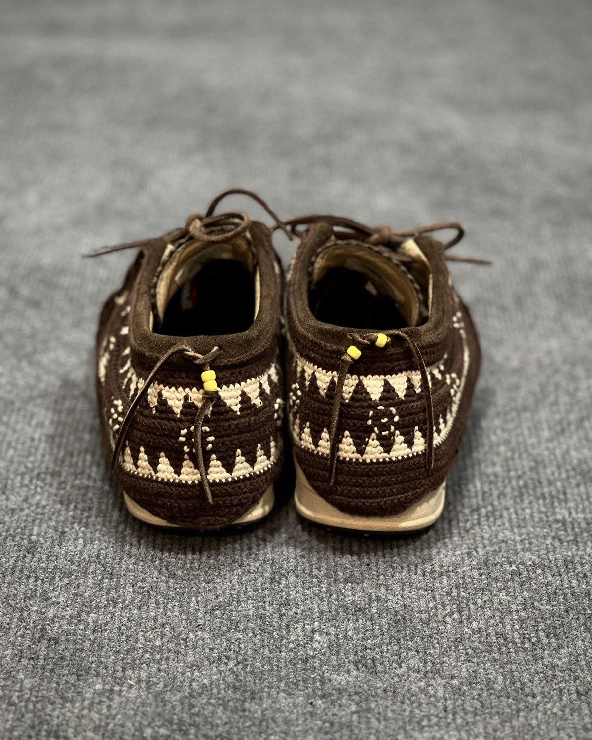 Visvim VISVIM FBT SS04 CROCHET BROWN SUEDE BEADED SNEAKERS Size US 8.5 / EU 41-42 - 8 Thumbnail