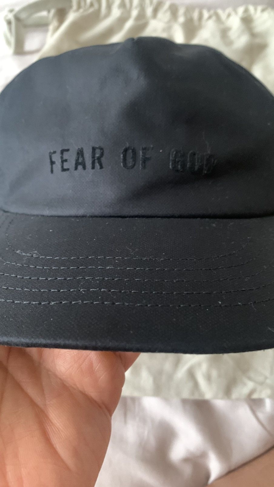 Fear of God Fear of god eternal flocked cotton baseball cap Size ONE SIZE - 6 Thumbnail