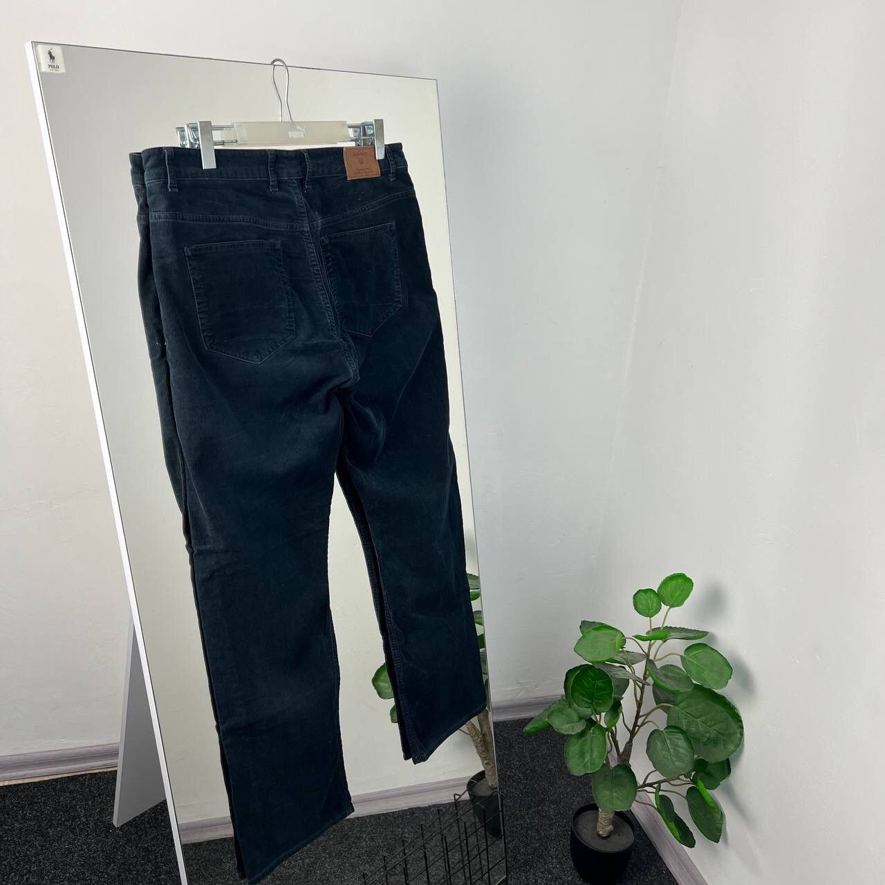 Gant Corduroy Black Pants Gant Vintage Regular Fit Normal Waist Size US 36 / EU 52 - 1 Thumbnail