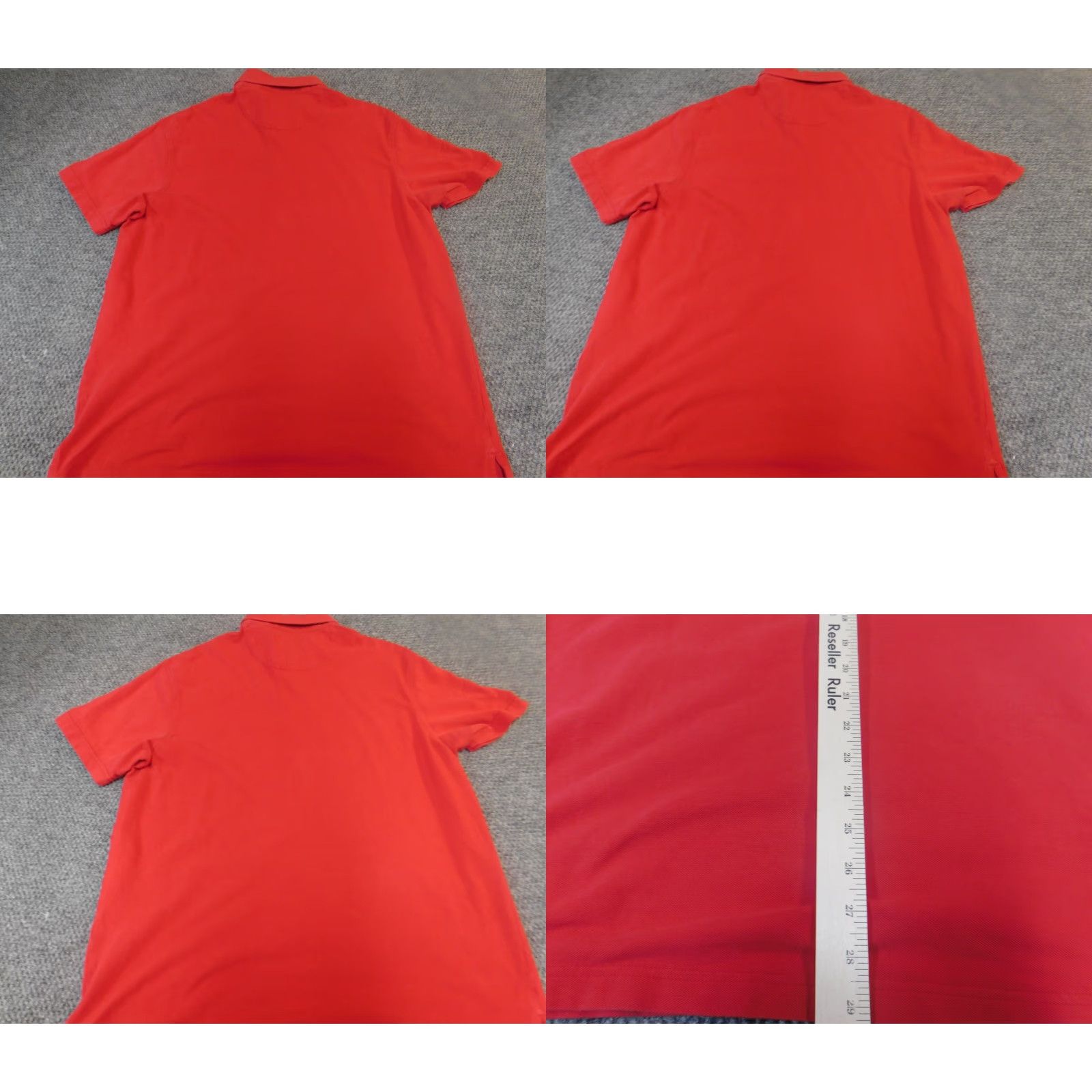 Cremieux Cremieux Polo Shirt Mens Large Red Classic Collared Short Sleeve Golf Breathable 100% Cotton Logo Size US L / EU 52-54 / 3 - 8 Thumbnail