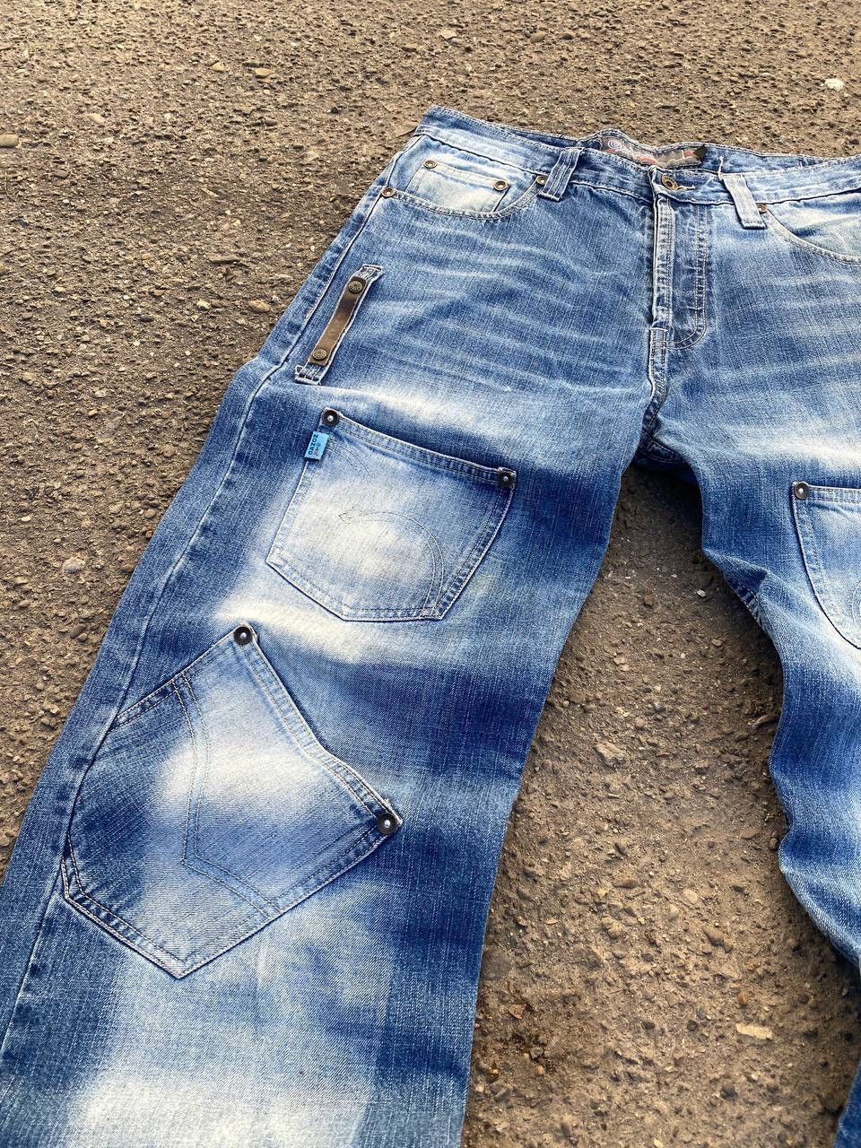 Japanese Brand × Vintage Gazoz Baggy pants Tornado Mart style y2k jeans Size US 32 / EU 48 - 4 Thumbnail