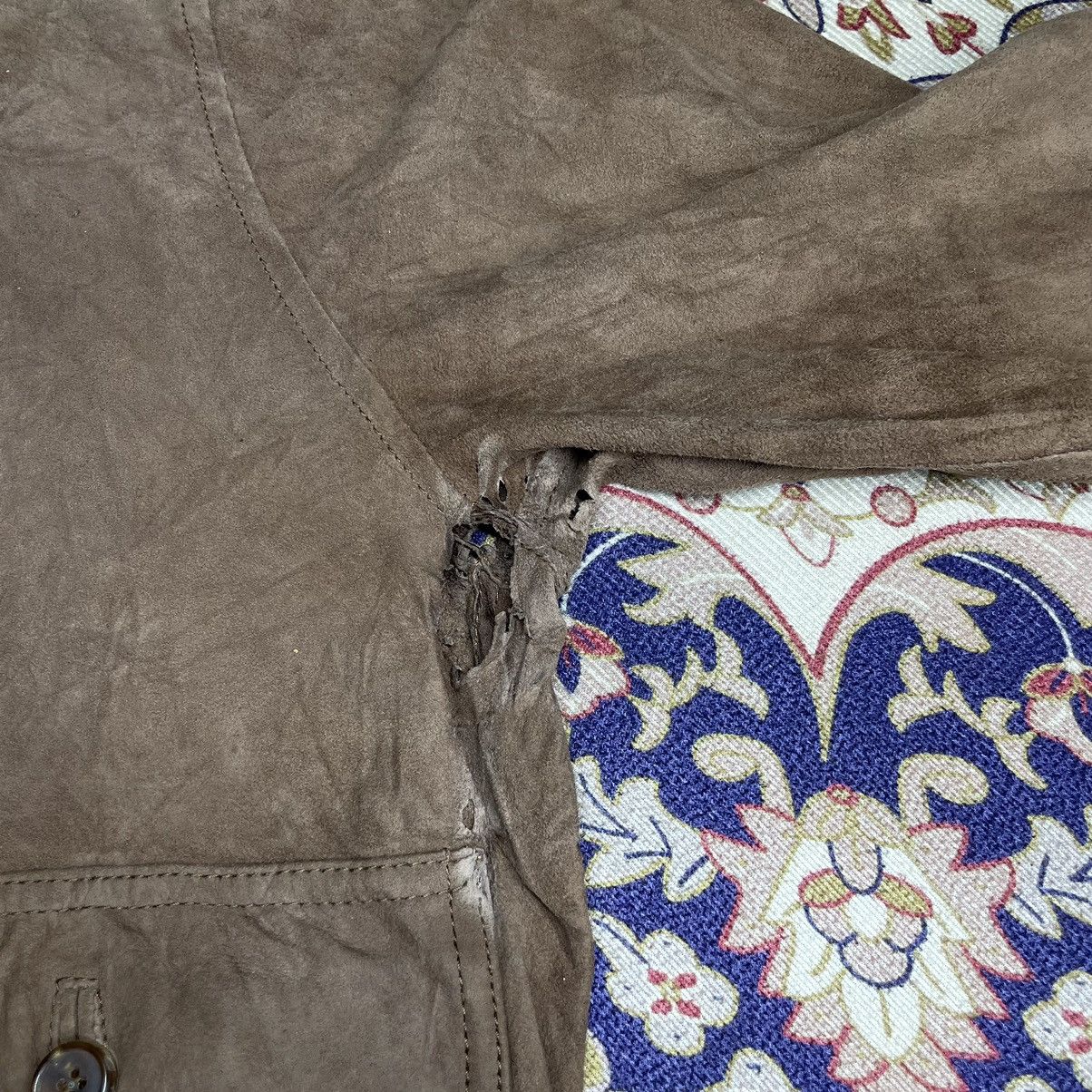 Valstar Valstar Valstarino Suede Leather Bomber Jackat Size US M / EU 48-50 / 2 - 8 Thumbnail