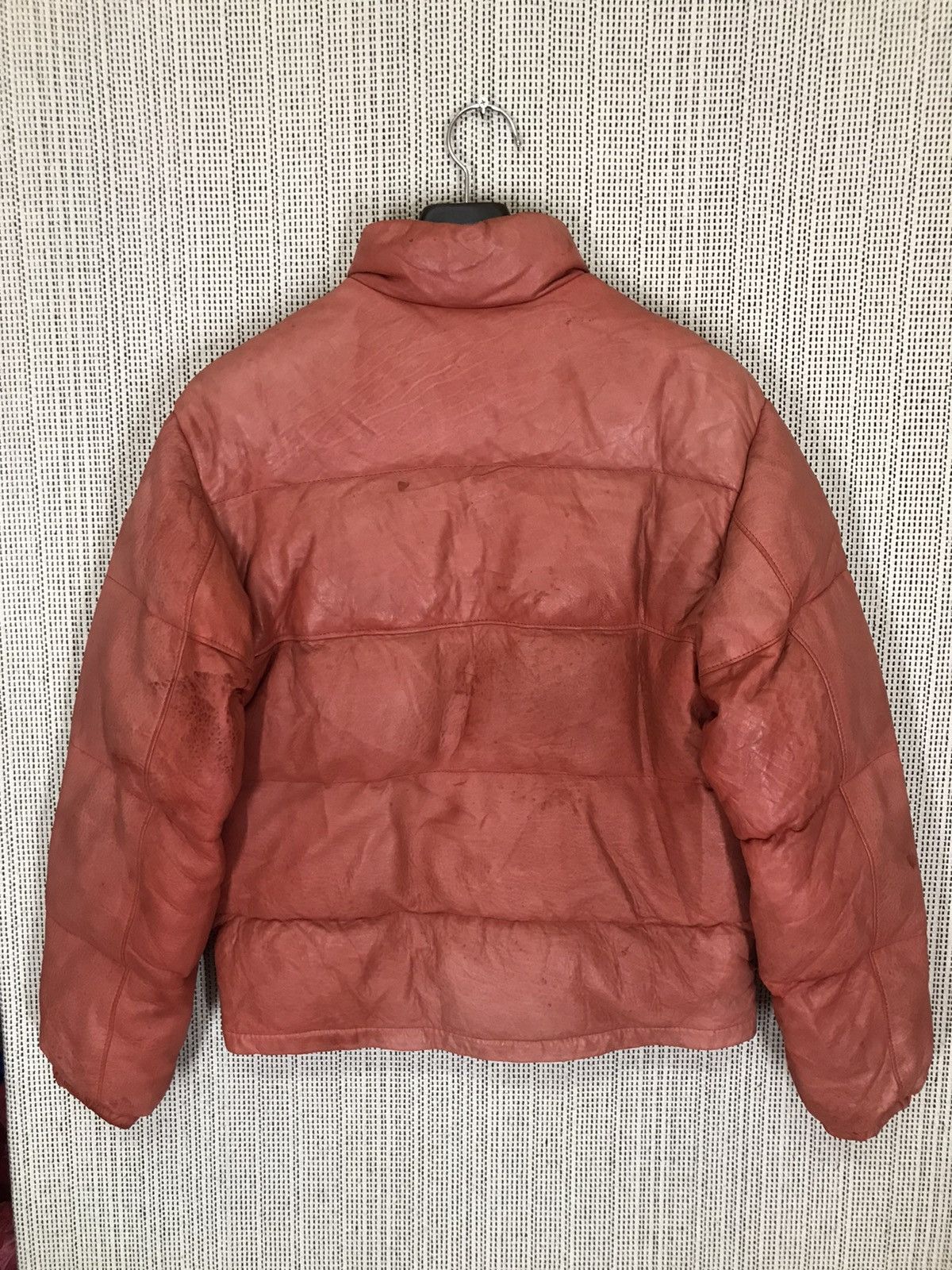 Schott × Vintage ‼️RARELY‼️VTG SCHOTT LEATHER DOWN PUFFER BOMBER JACKET‼️ Size US M / EU 48-50 / 2 - 7 Thumbnail