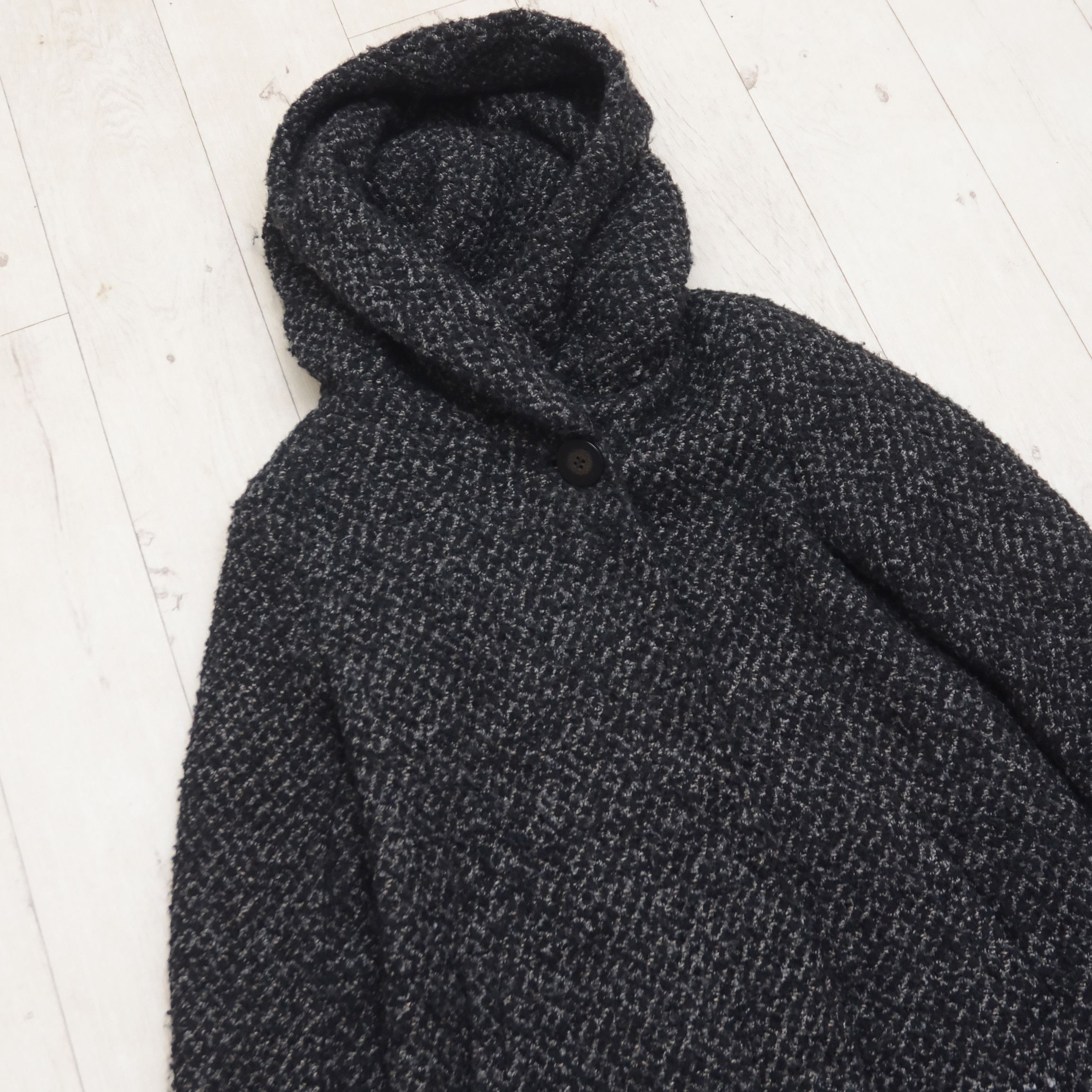 Max Mara Luxury Max Mara Hooded Coat Gray UK 6 US 4 Oversized Size S / US 4 / IT 40 - 3 Thumbnail