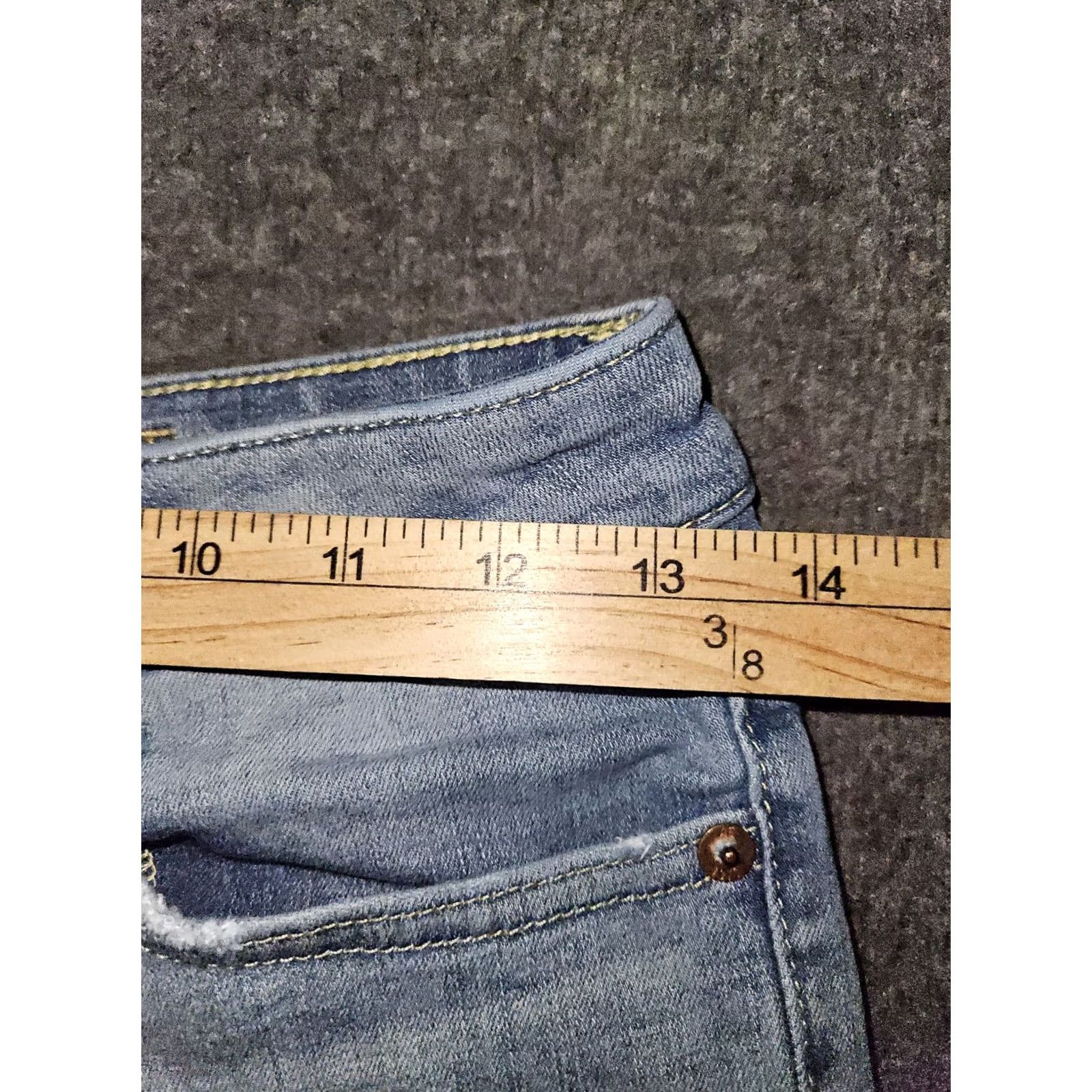American Eagle Outfitters VINTAGE American Eagle Outfitters Original Boot Jeans Mens 26x29 Blue Denim Bootcut 90s Grunge Preppy Stretch Pockets Slimming Size US 26 / EU 42 - 5 Thumbnail