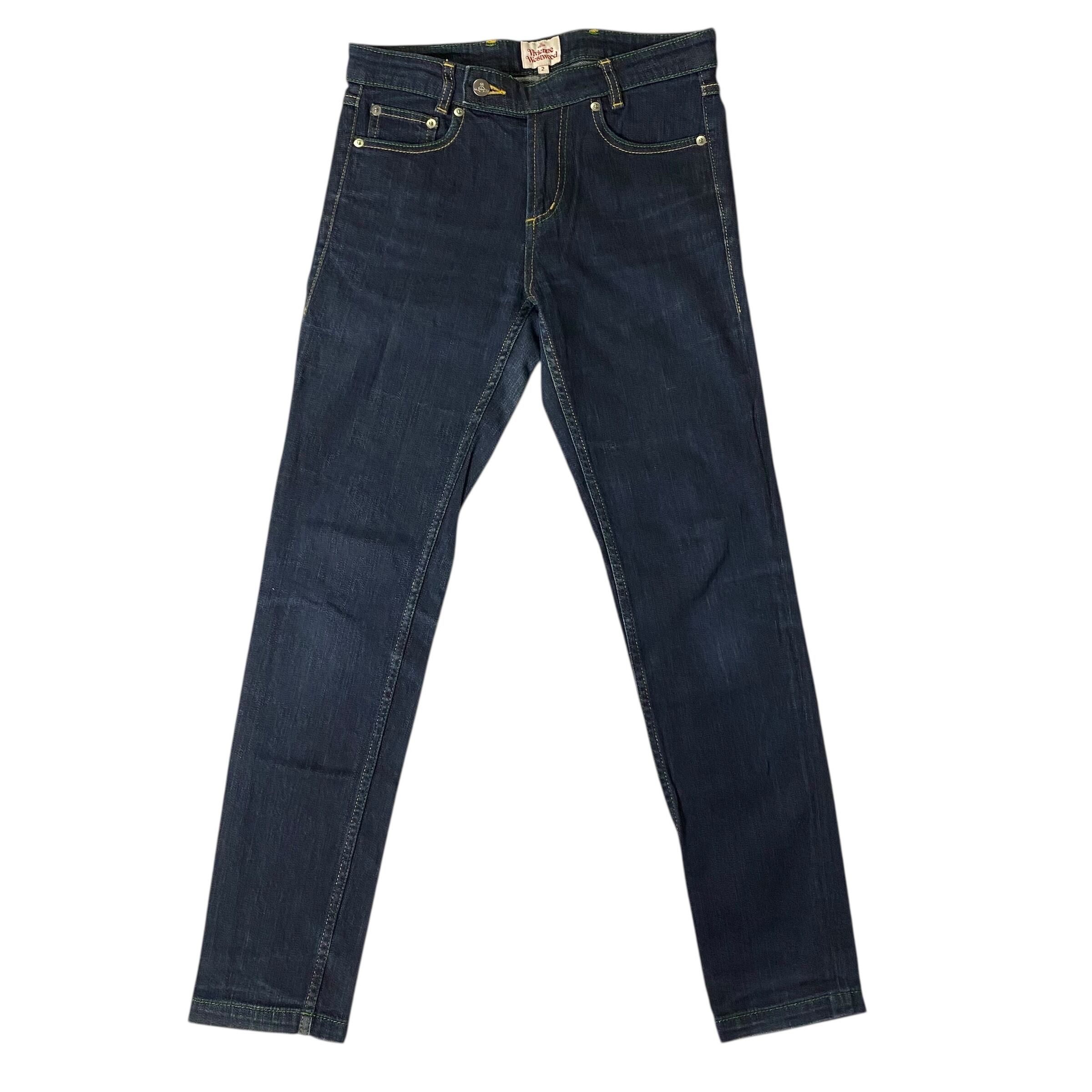 Vivienne Westwood Vivienne Westwood Indigo Denim Pants Size 2 Size 26" / US 2 / IT 38 - 1 Thumbnail