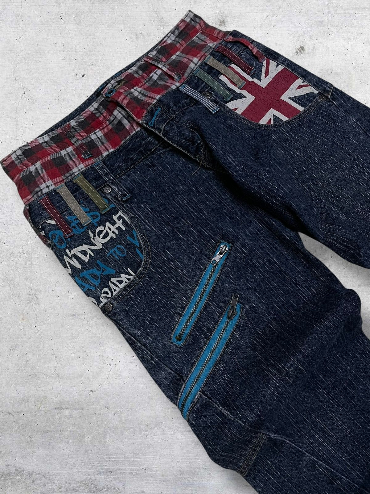 Hysteric Glamour VINTAGE ANTFUL JAPAN CRAFTED UNION JACK PUNK DESIGN OG DENIM Size US 29 - 7 Thumbnail