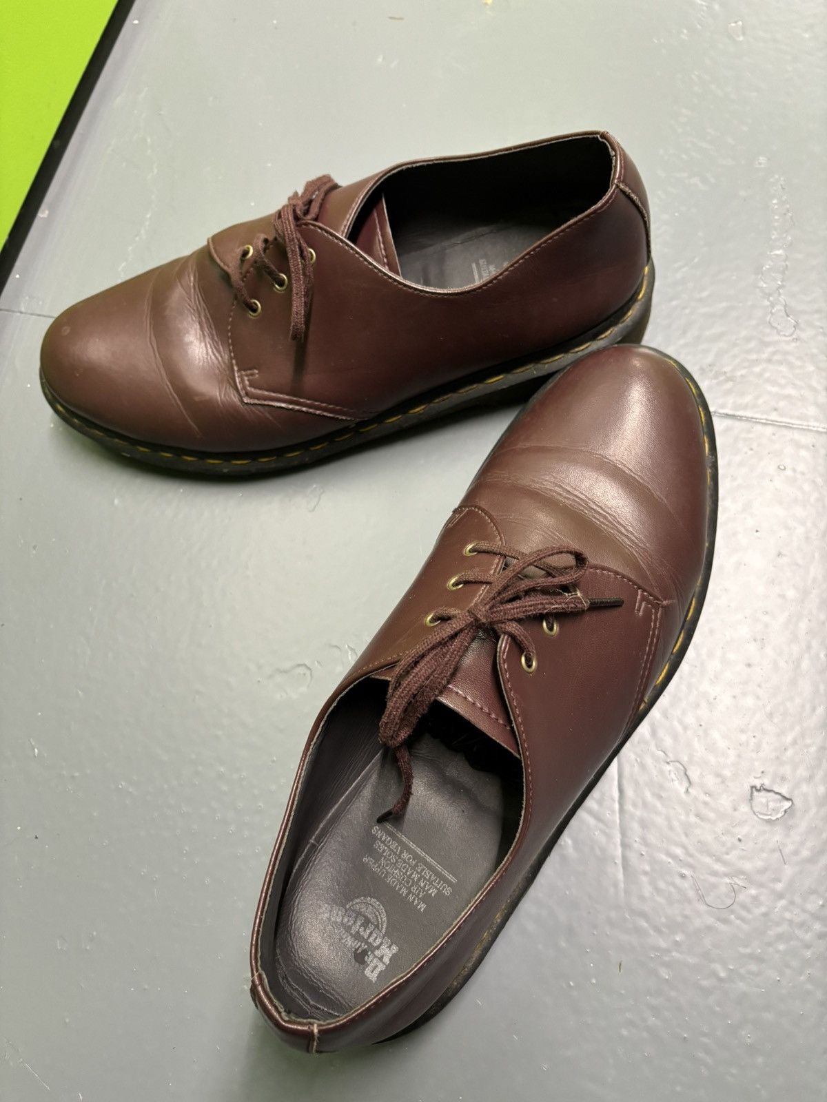 Dr. Martens Dr Martens Brookline AW501 Leather Vintage Shoes Size US 12 / EU 45 - 2 Thumbnail