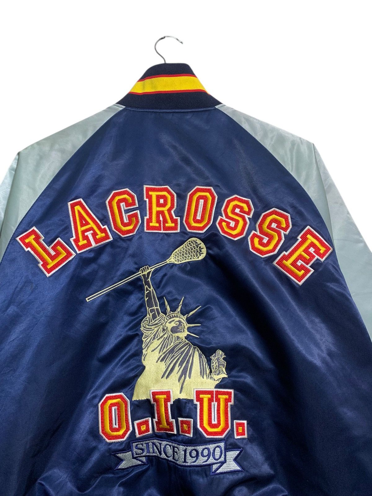 Vintage 🔥VTG LACROSSE COLLAGE BASEBALL JACKETS Size US M / EU 48-50 / 2 - 4 Thumbnail