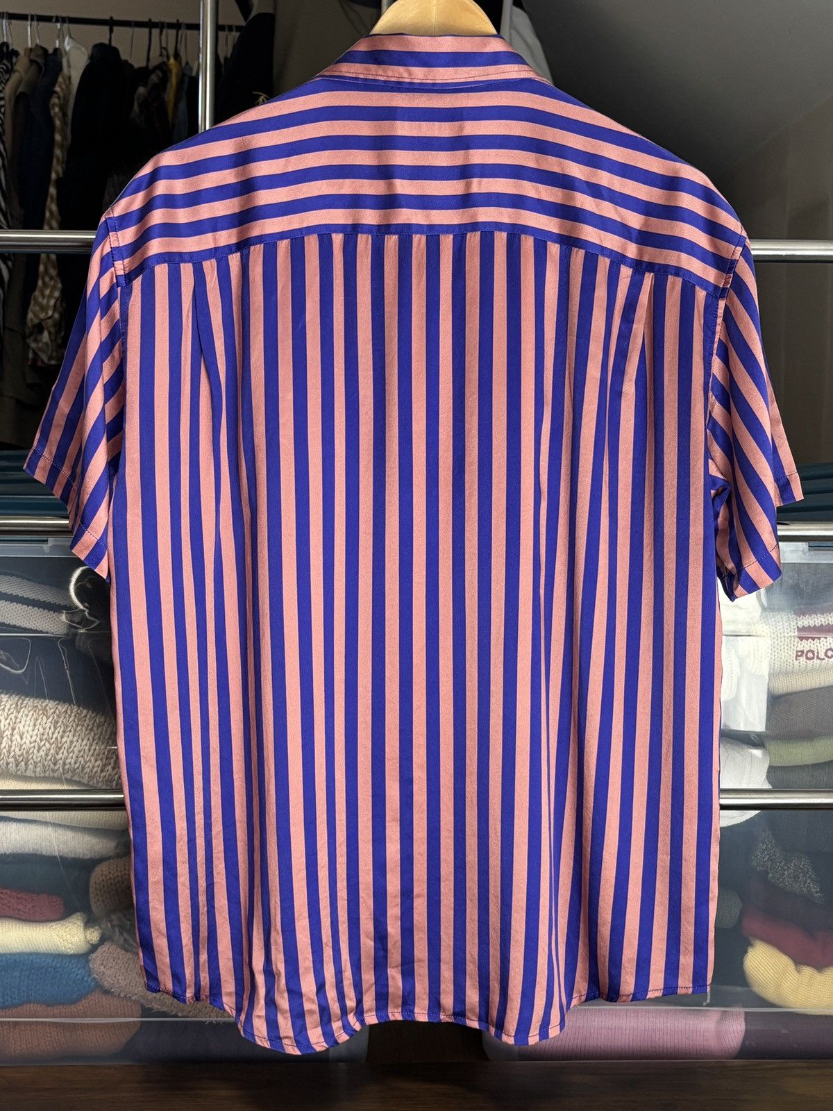 Stussy Stussy Silk Striped Button Up Shirt Size US M / EU 48-50 / 2 - 4 Thumbnail