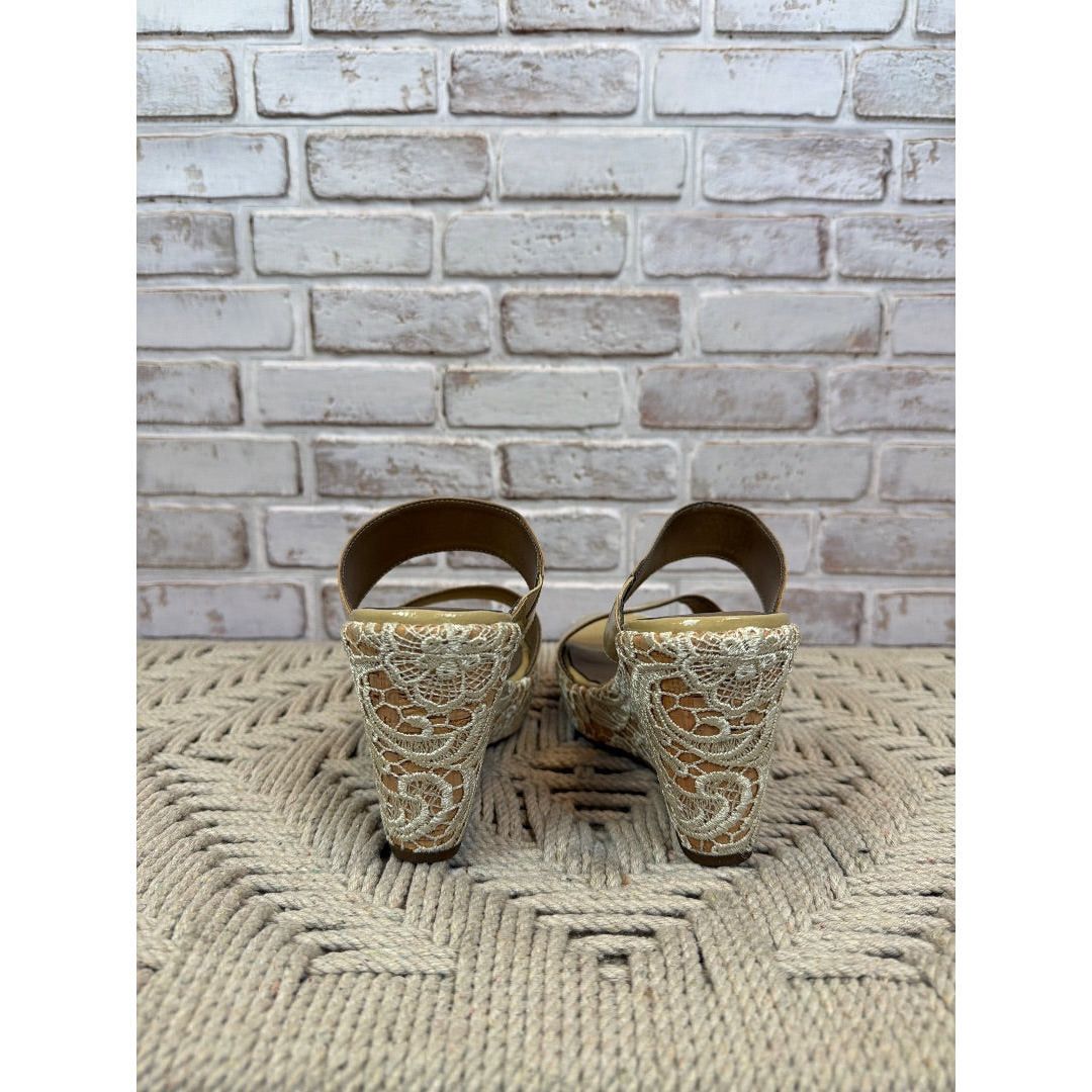 Chicos Chicos Wedges, Beige, 8, Used - Excellent Size US 8 / IT 38 - 4 Thumbnail