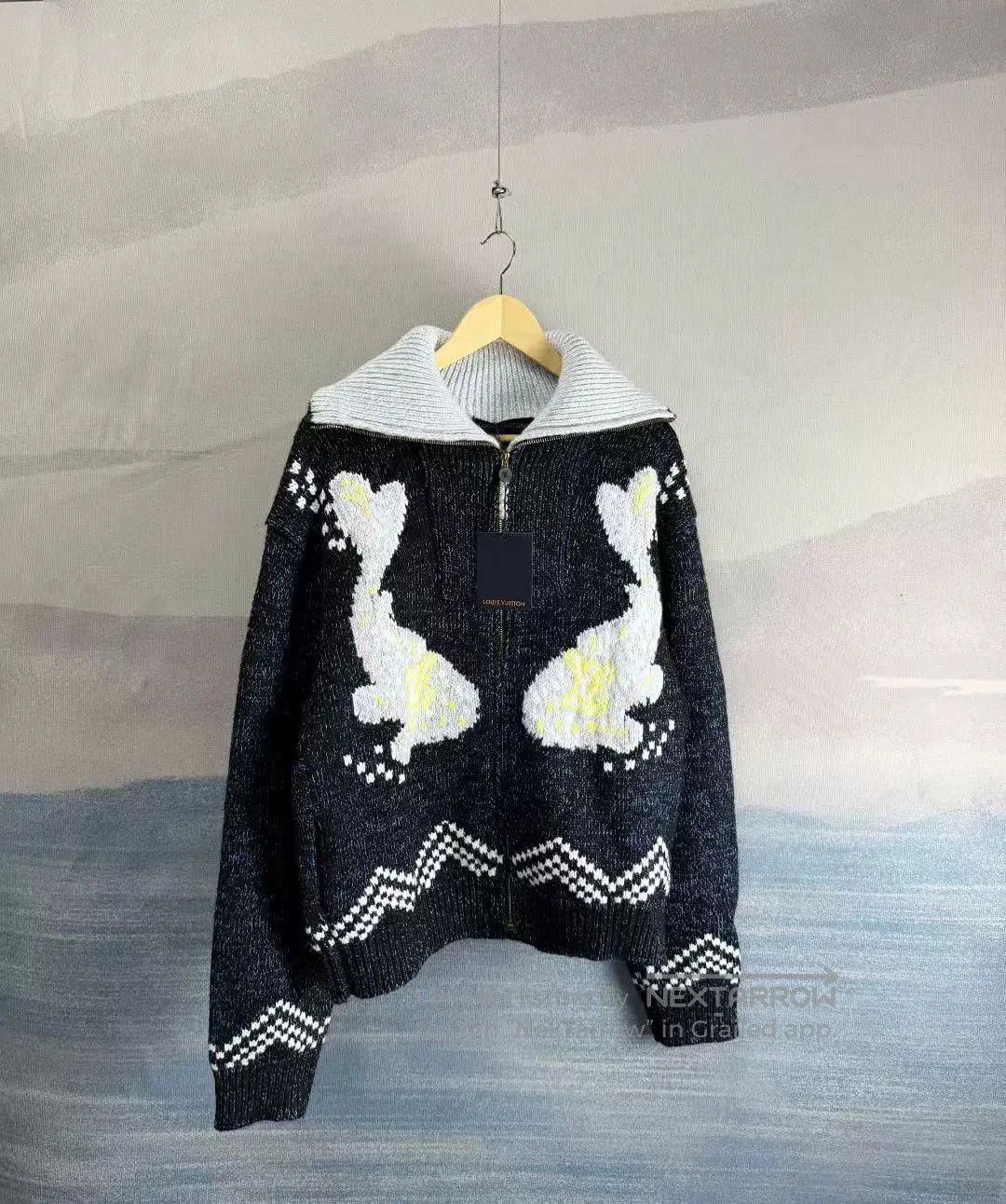 Louis Vuitton louis vuitton nigo blue rabbit floral jacket. Size US XL / EU 56 / 4 - 1 Thumbnail
