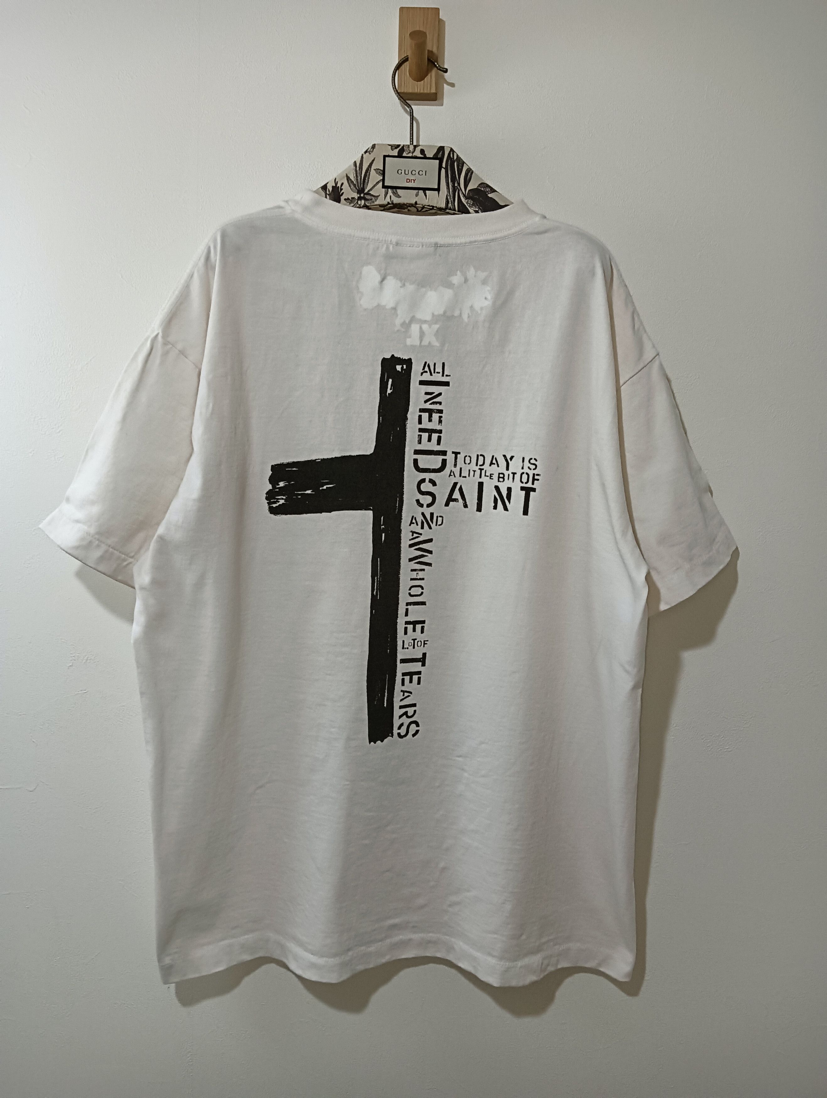 DENIM TEARS × Saint Michael Saint Tears Tee Size US XL / EU 56 / 4 - 2 Thumbnail