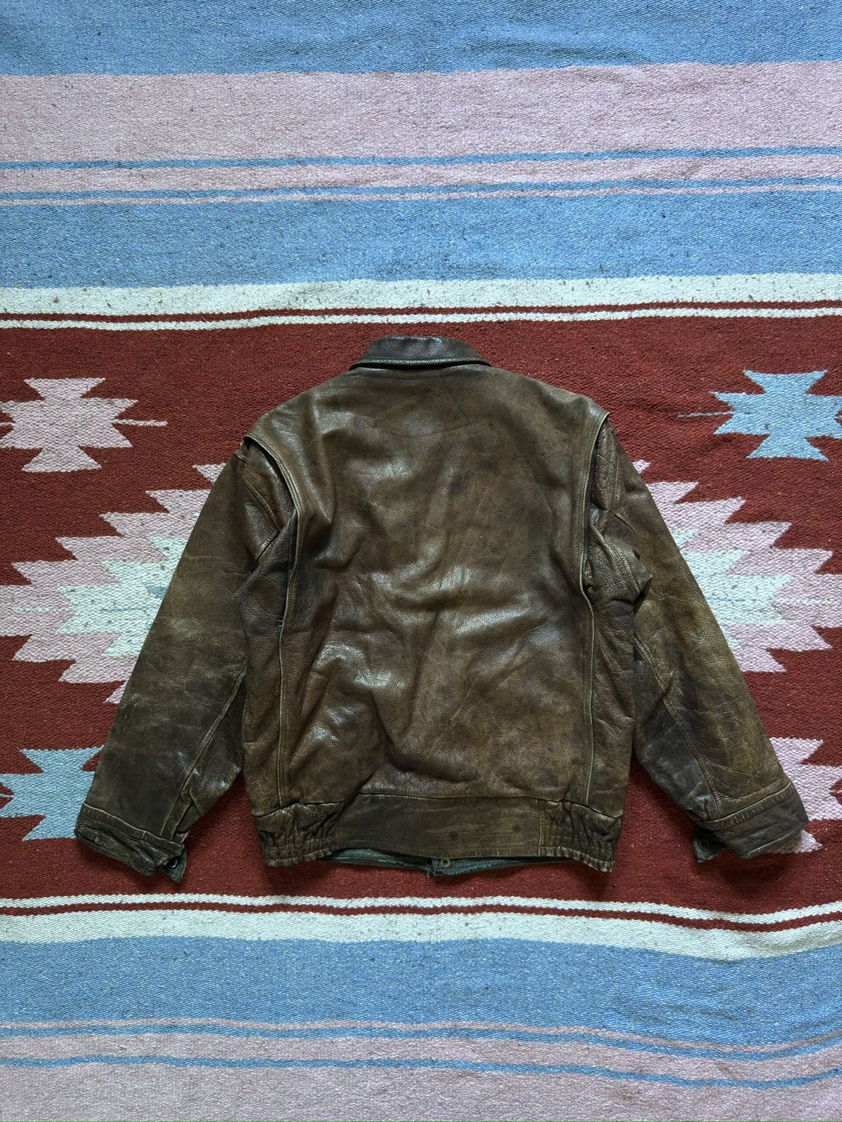 Vintage Vintage 1970s Horse Leather Jacket Size US S / EU 44-46 / 1 - 3 Thumbnail