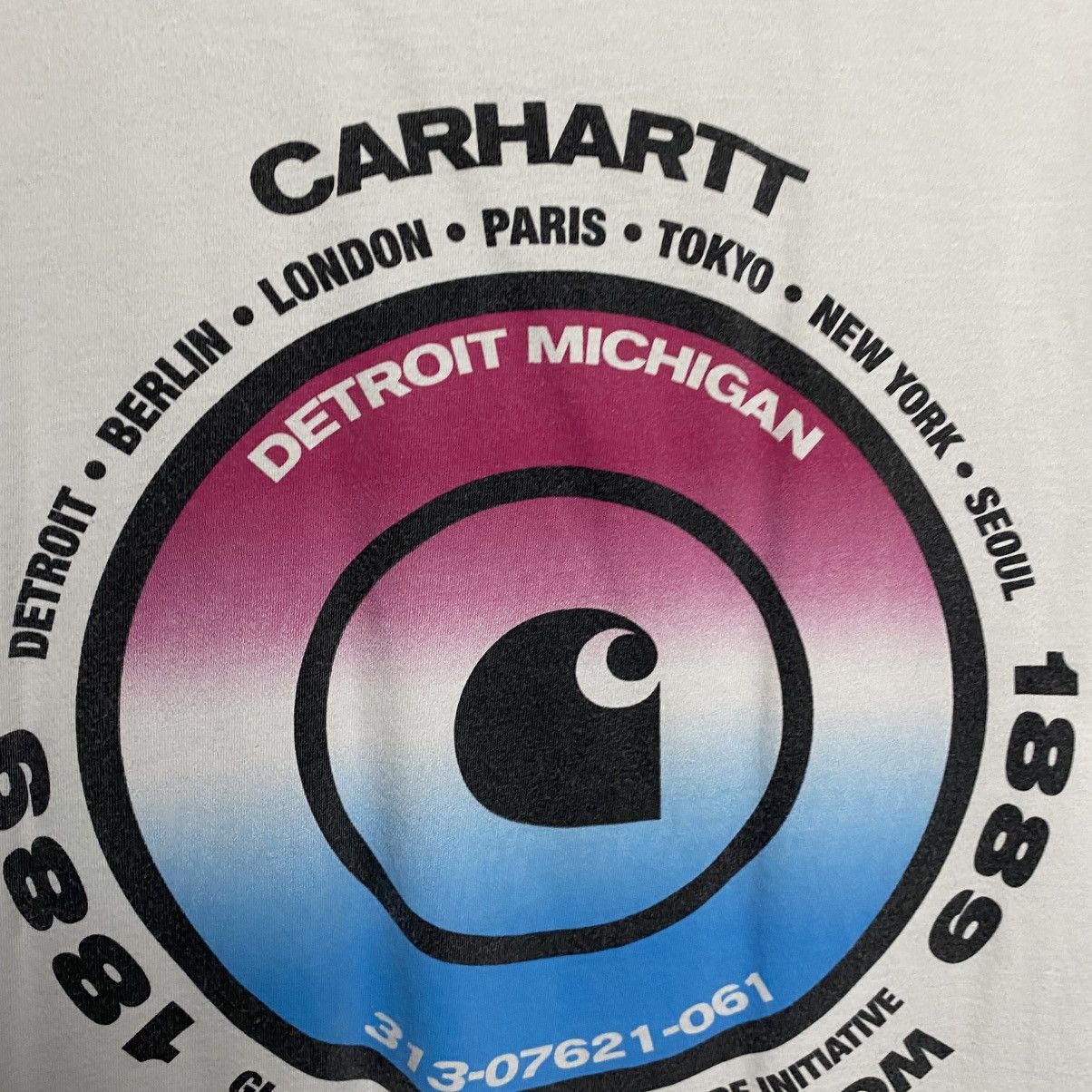 Carhartt Vintage Carhartt Wip Big graphic logo y2k opium tee size M Size US M / EU 48-50 / 2 - 4 Thumbnail
