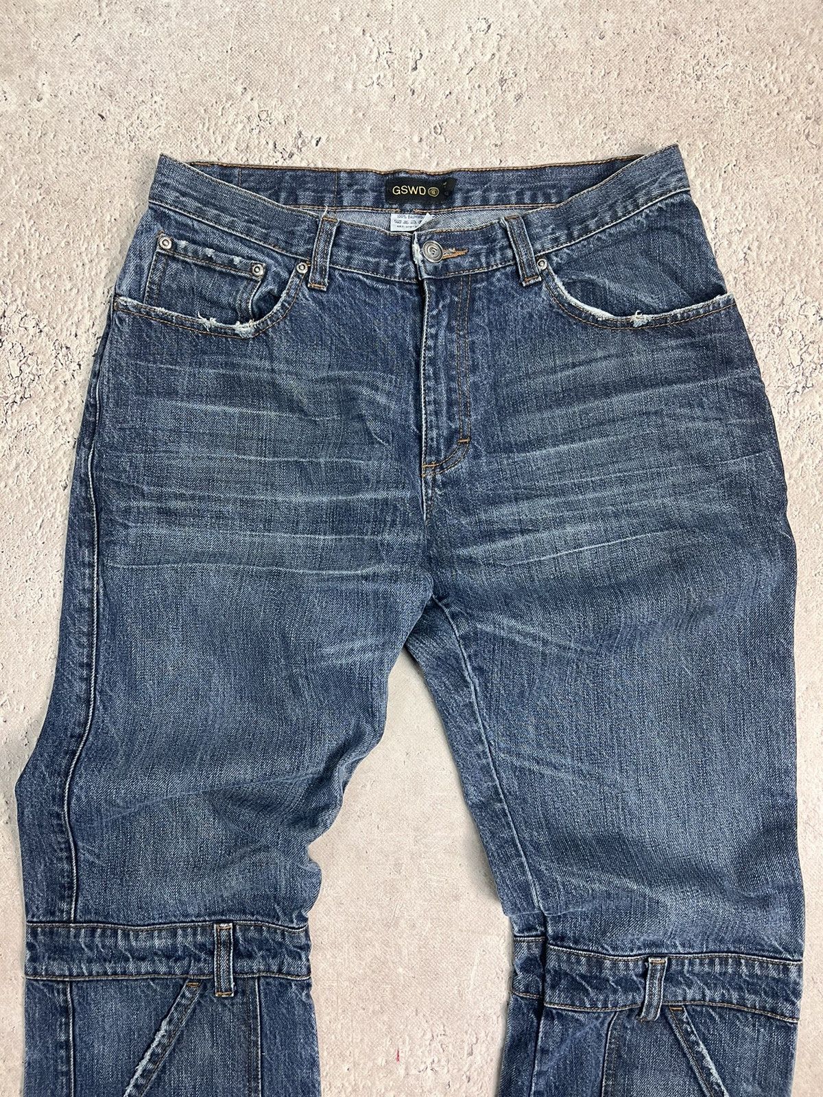 14th Addiction × Japanese Brand × Le Grande Bleu (L.G.B.) Junya Watanabe G Star Style Raw Bondage GOA Cargo Pants Size US 32 / EU 48 - 3 Thumbnail