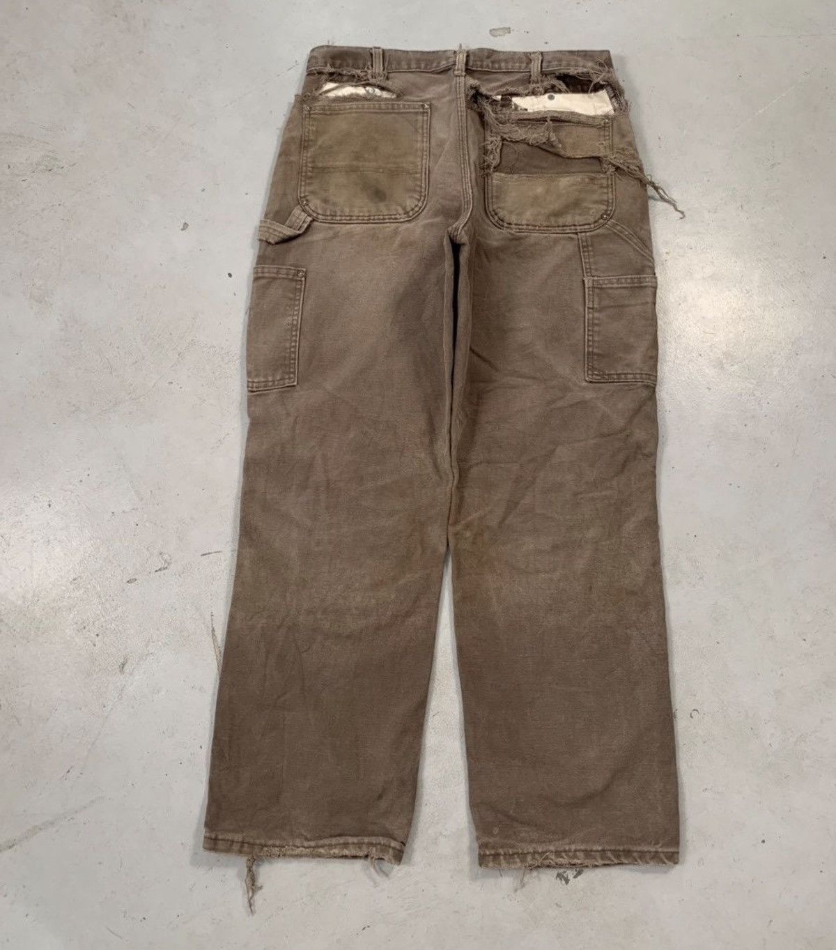 Carhartt Vintage carhartt b01 dkb double knee denim Size US 34 / EU 50 - 2 Thumbnail