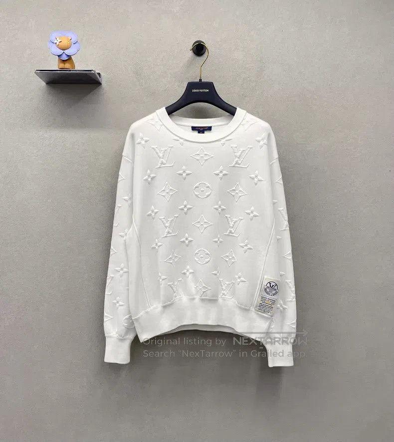 Louis Vuitton Louis Vuitton White crew neck sweatshirt Size US XS / EU 42 / 0 - 1 Thumbnail
