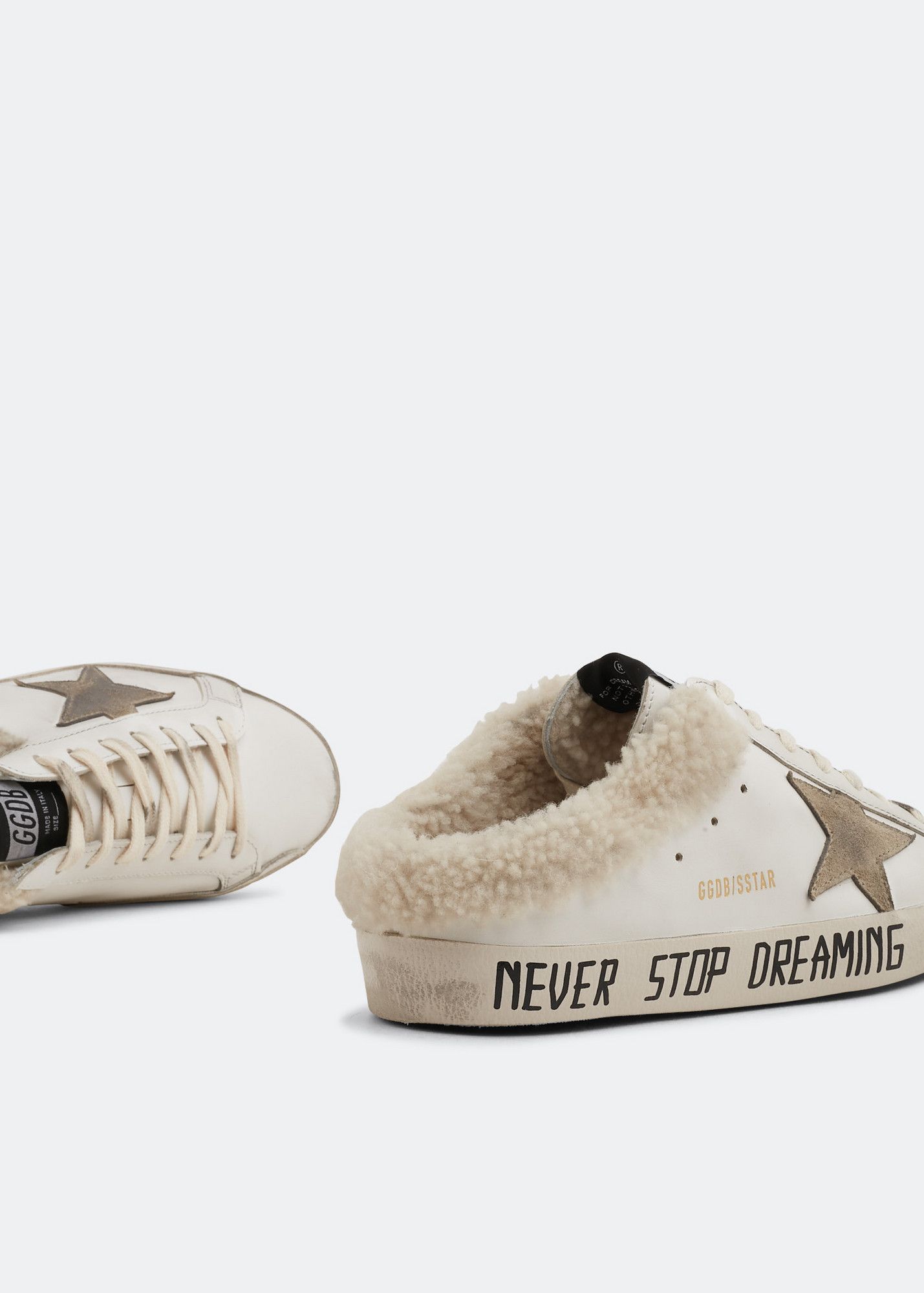 Golden Goose o1w1db10425 Super-Star Slip-On Sneakers in Beige Size US 10 / EU 43 - 2 Thumbnail
