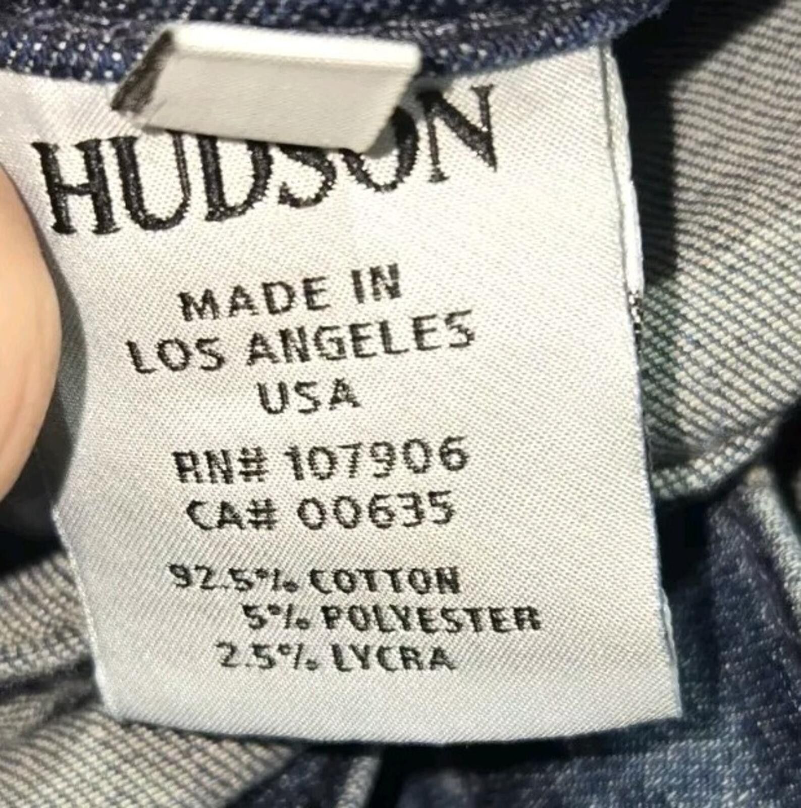 Other Hudson Jeans Women's Size 27 Dark Wash Made Is USA Size 27" / US 4 / IT 40 - 4 Thumbnail