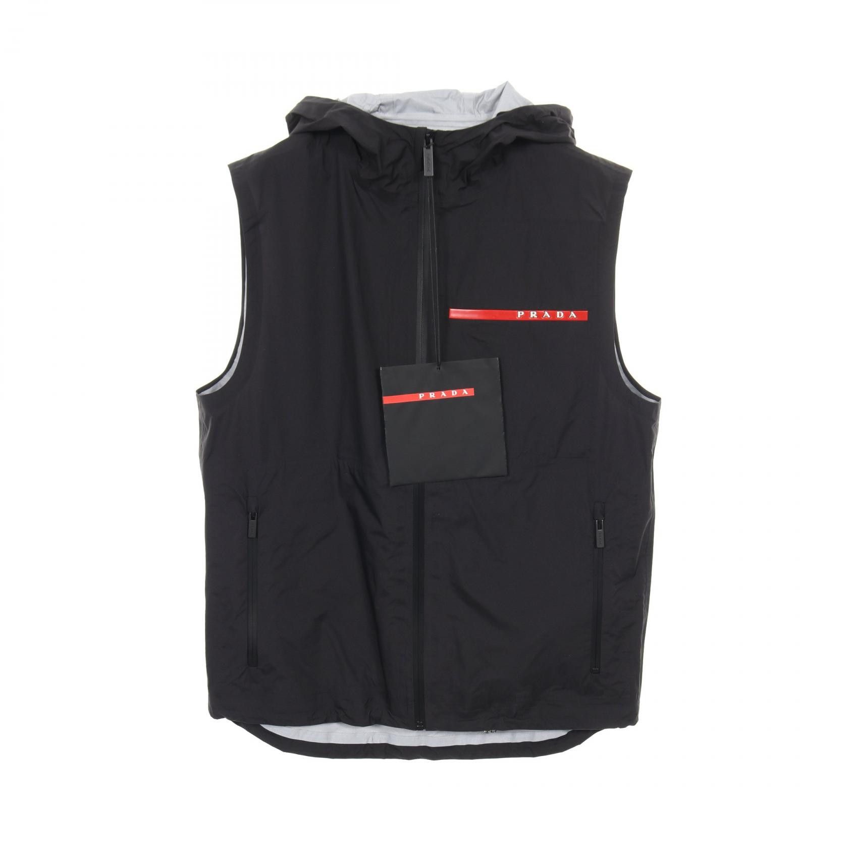 Prada Prada Prada Sport Linea Rossa Nylon Vest Textile Tops SGN995 DUTY FREE for USA Size ONE SIZE - 1 Thumbnail