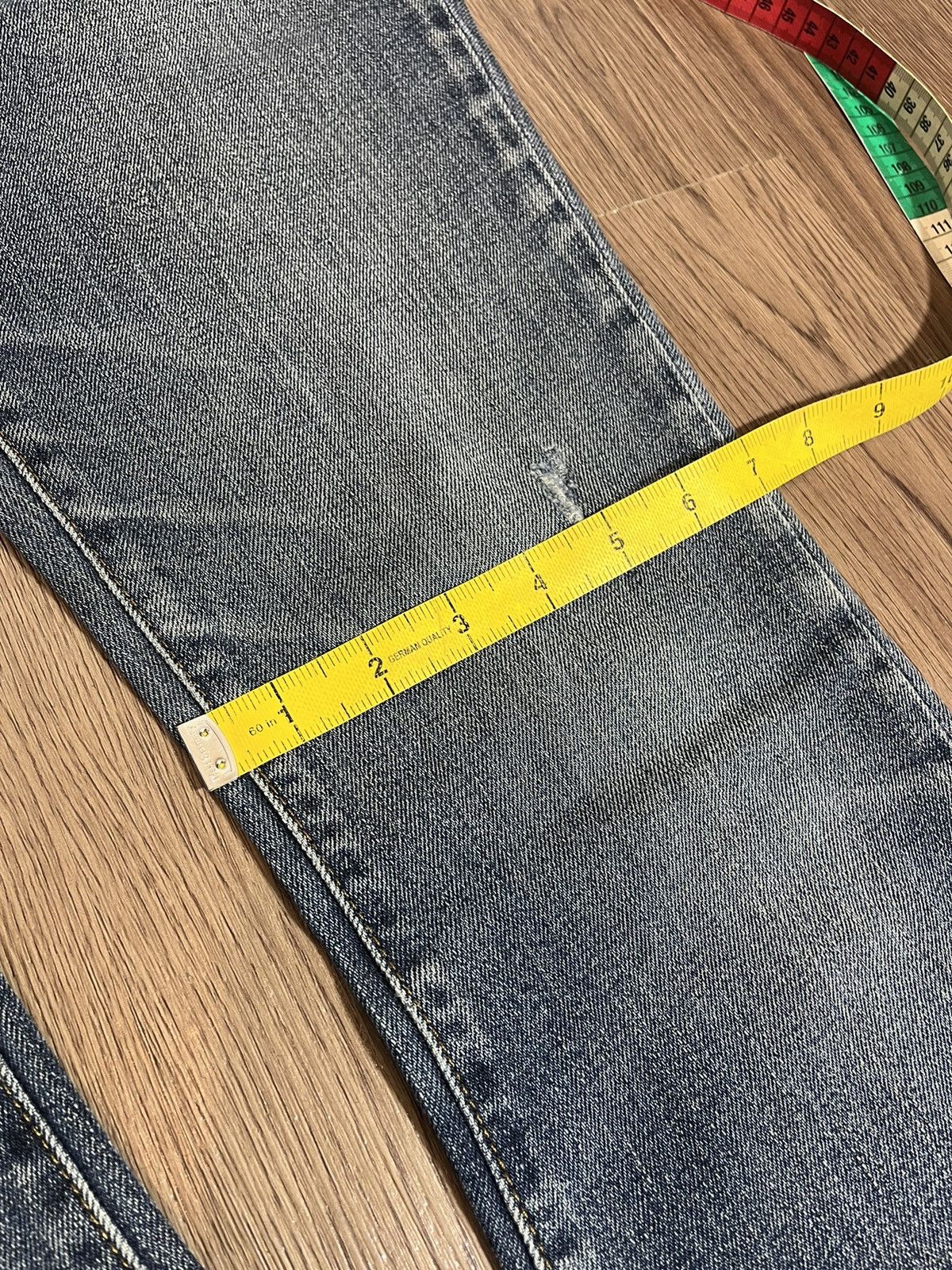 RRL Ralph Lauren × Vintage Washed vintage lauren by ralph lauren studded flare denim Size US 29 - 15 Thumbnail