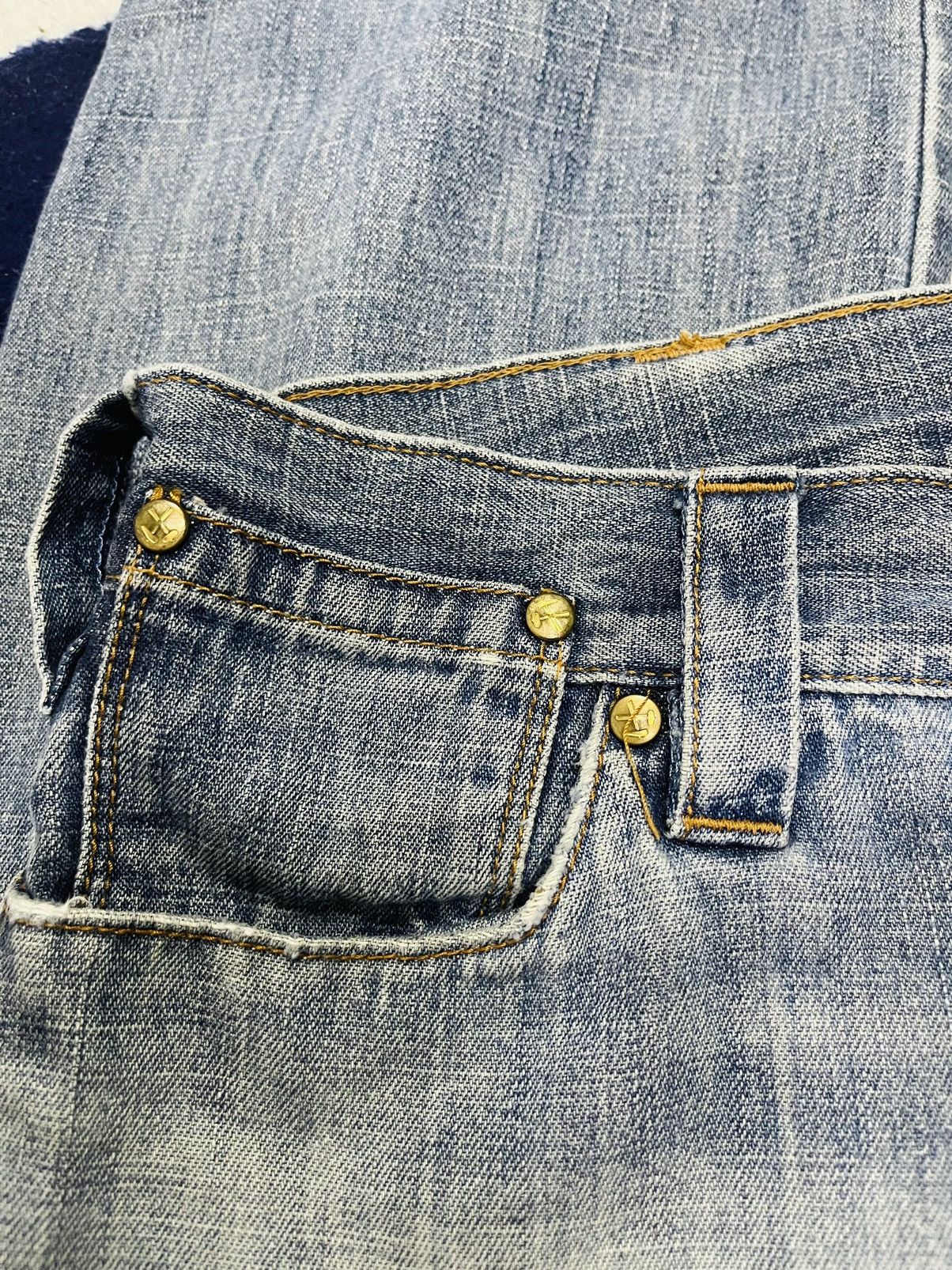 Jean Decauville-Pant Distressed Jeans (13) Size US 32 / EU 48 - 3 Thumbnail