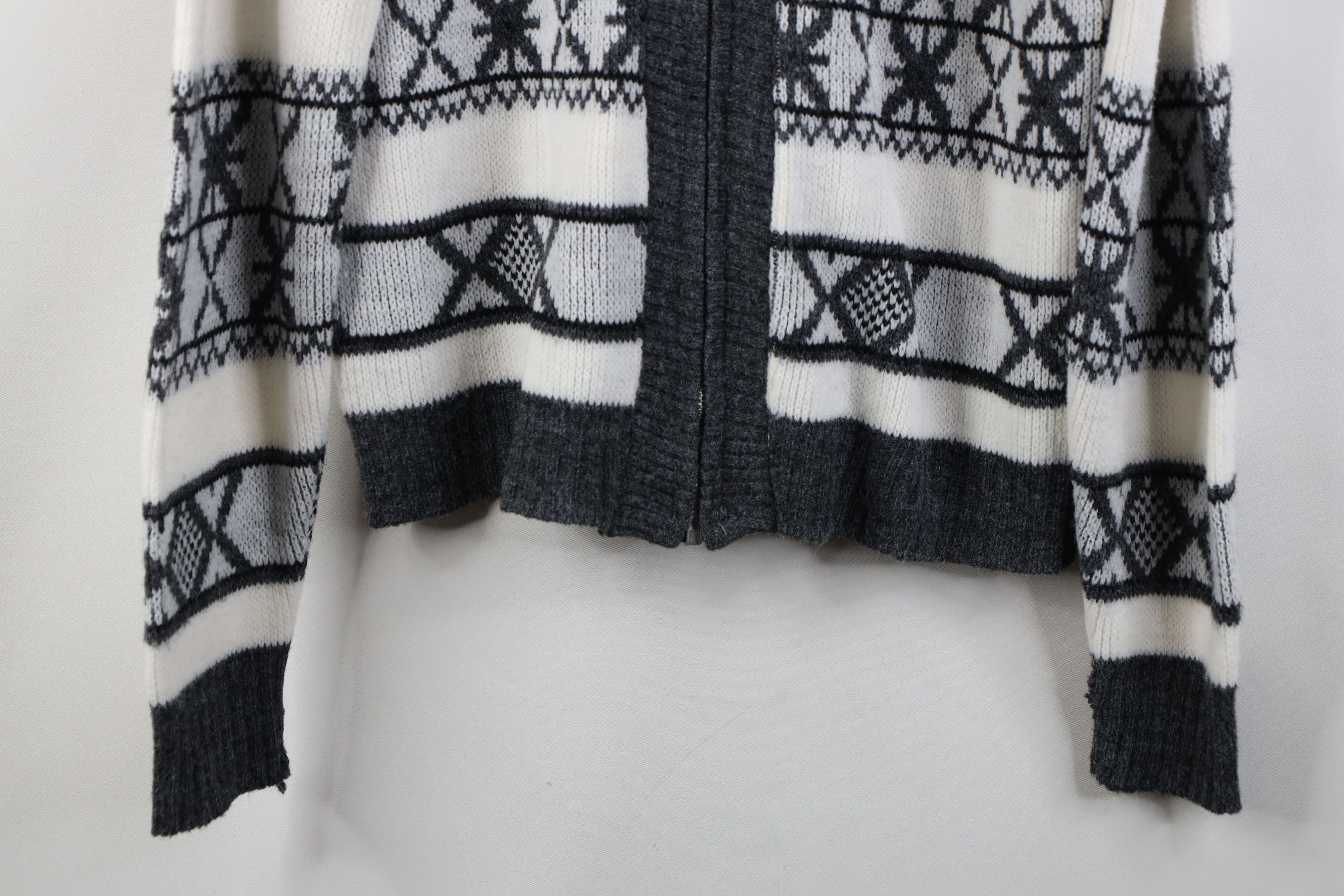 Vintage Vintage 50s Rockabilly Knit Full Zip Cardigan Sweater USA Size US S / EU 44-46 / 1 - 3 Thumbnail