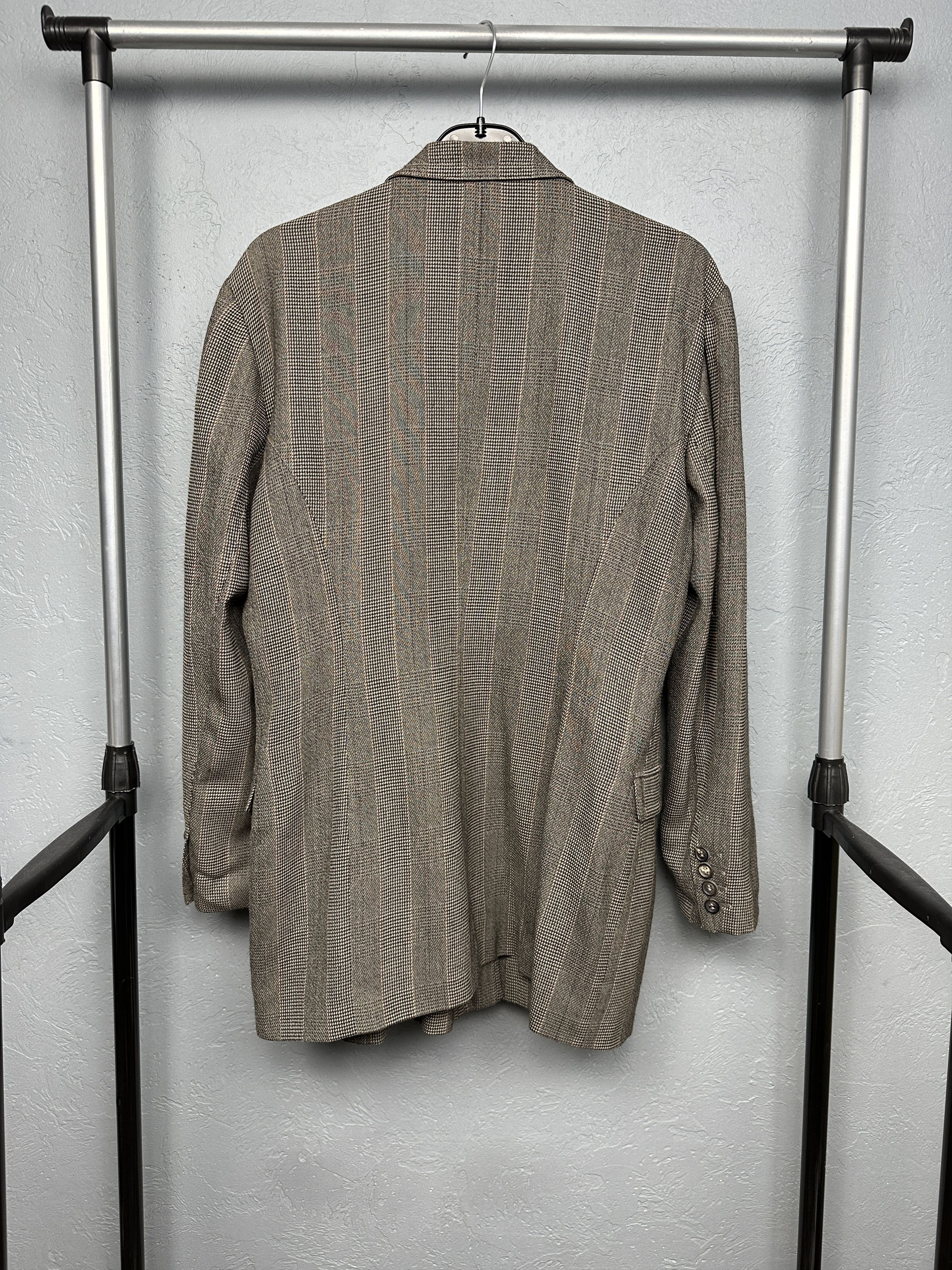 Jil Sander Jil Sander 90s Vintage Womens Wool Herringbone Coat Size M / US 6-8 / IT 42-44 - 6 Thumbnail