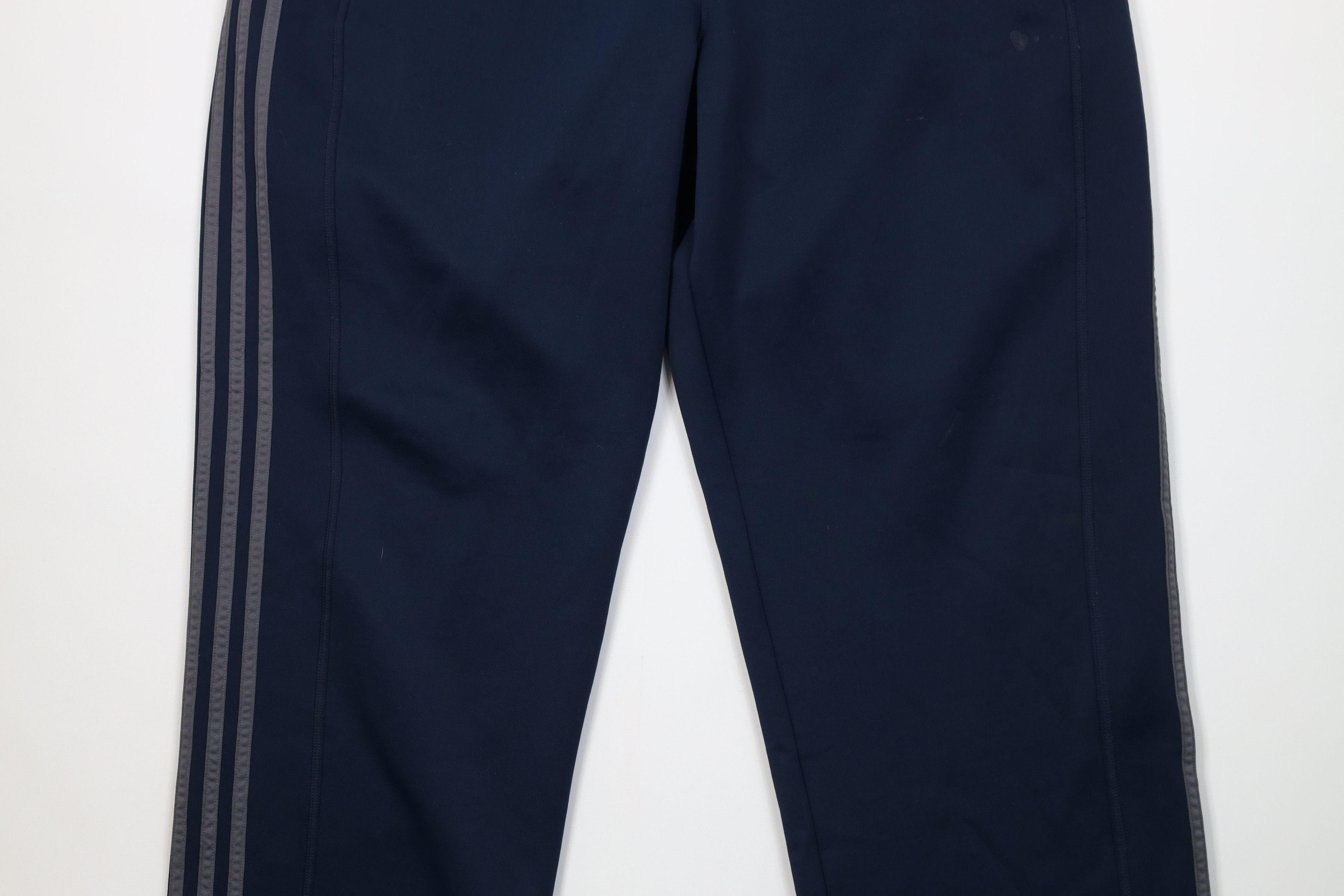 Adidas Vintage Y2K Adidas Striped Wide Leg Sweatpants Pants Blue Size US 40 / EU 56 - 3 Thumbnail