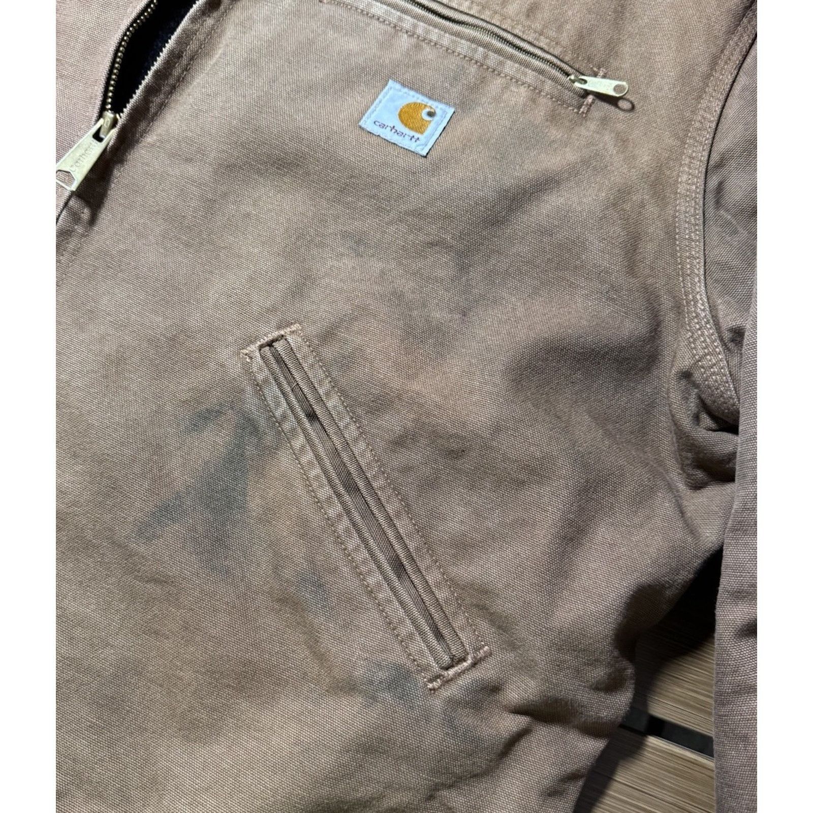Carhartt Vintage Carhartt Detroit Jacket Mens Large Blanket Workwear Size US L / EU 52-54 / 3 - 11 Thumbnail