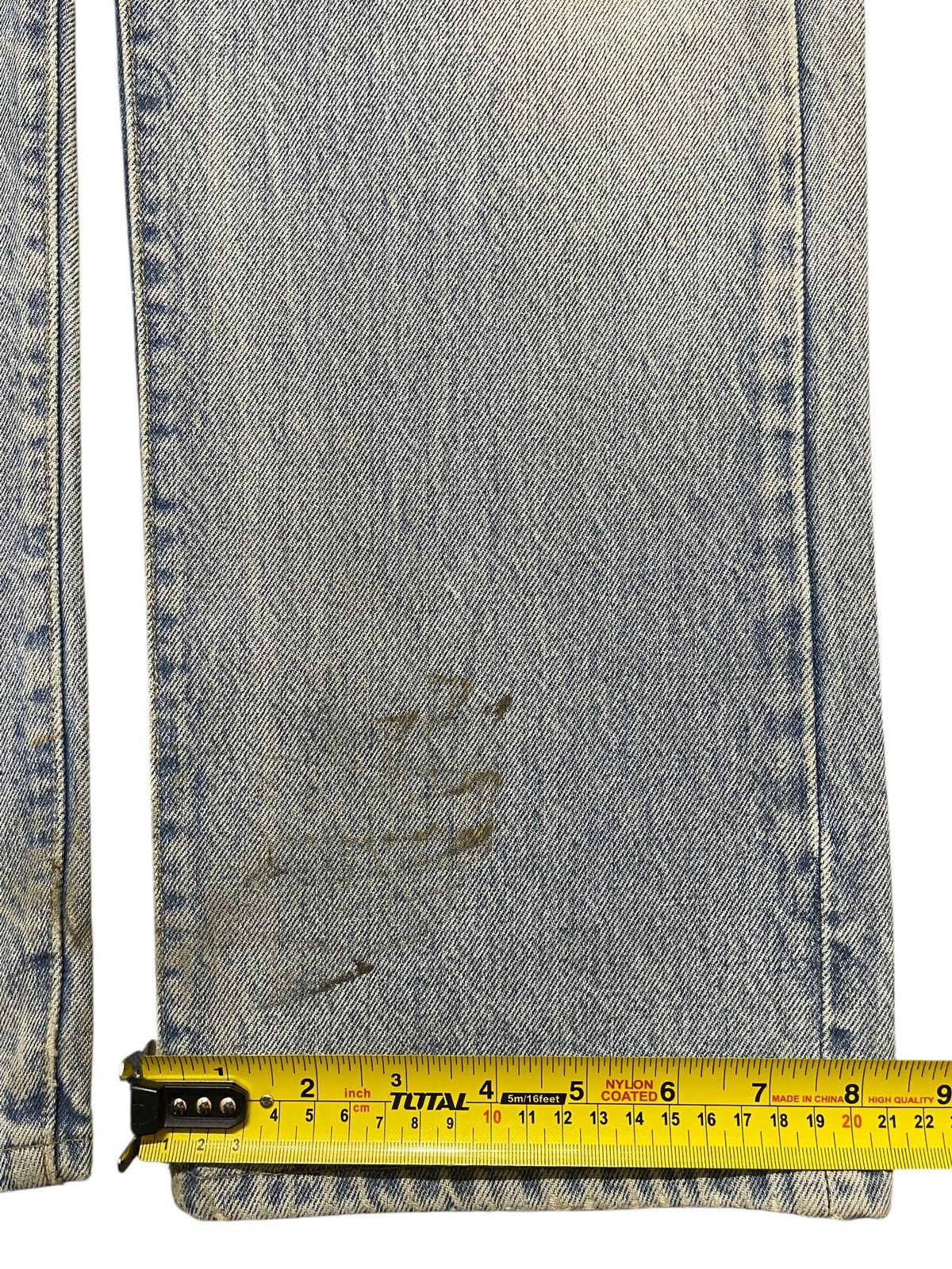 Levi's Crazy 70s Vintage Levis 501 Blue Light Mud Wash Distressed Size US 34 / EU 50 - 16 Thumbnail