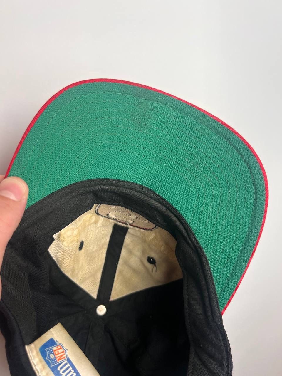 Logo Athletic × NFL × Vintage Vintage San Francisco S F 49ers Football NFL Snapback Red Size ONE SIZE - 9 Thumbnail