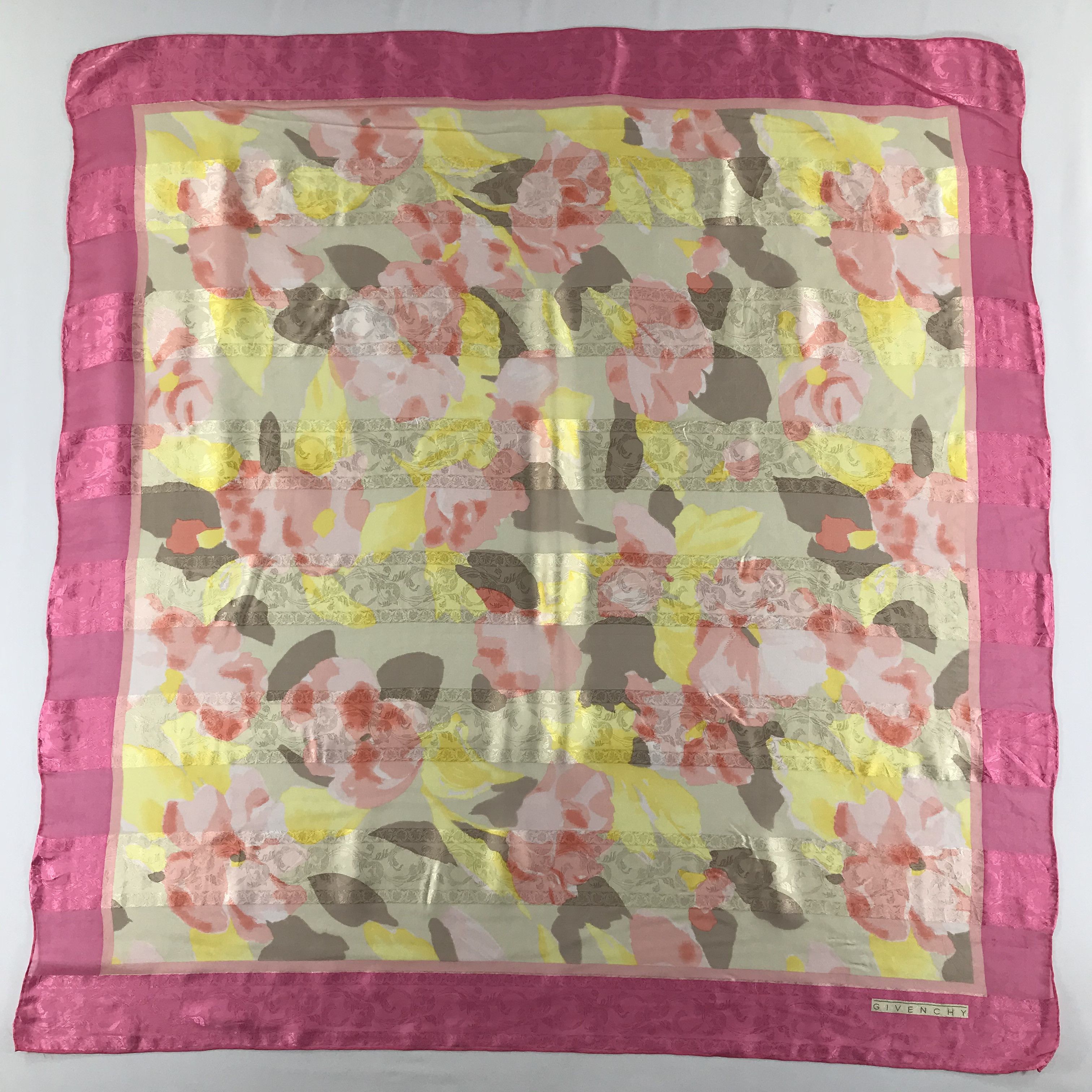 Vintage Vintage Givenchy Silk Scarf Size ONE SIZE - 2 Thumbnail