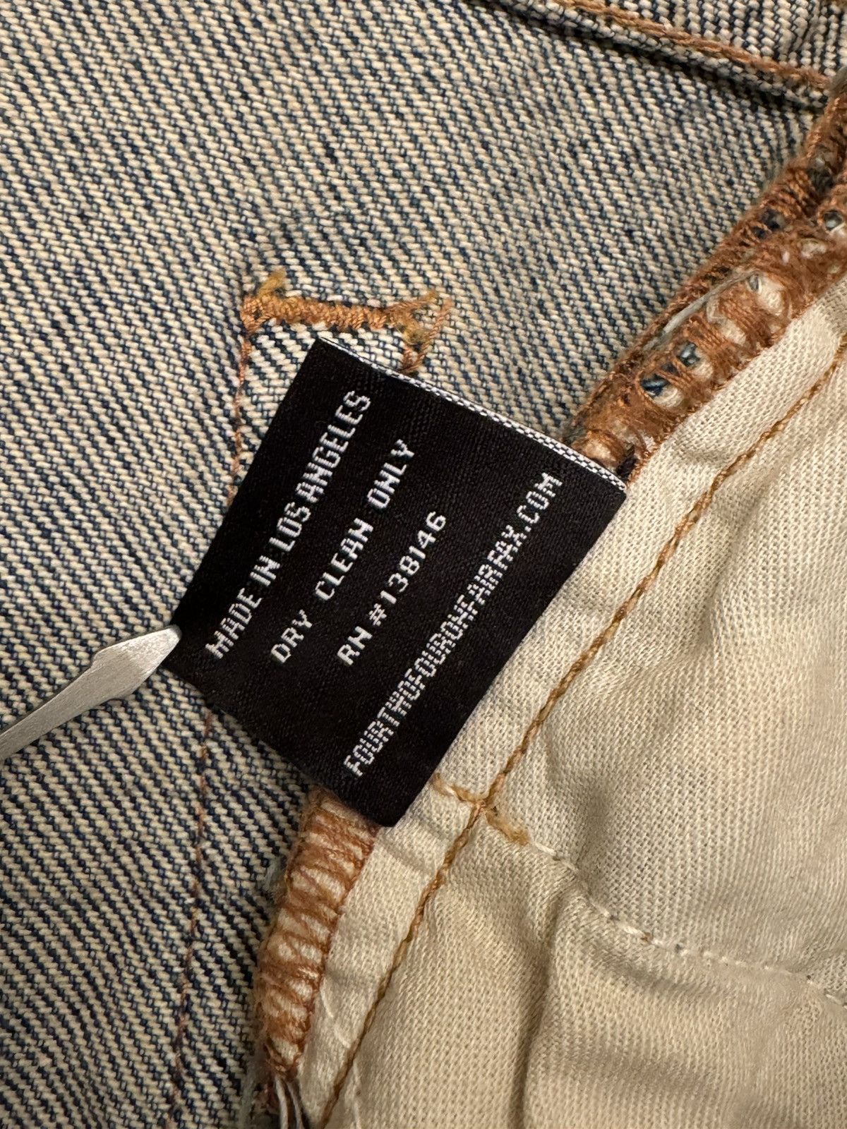 424 424 on Fairfax Light Blue Denim Size 29 Size US 29 - 5 Thumbnail
