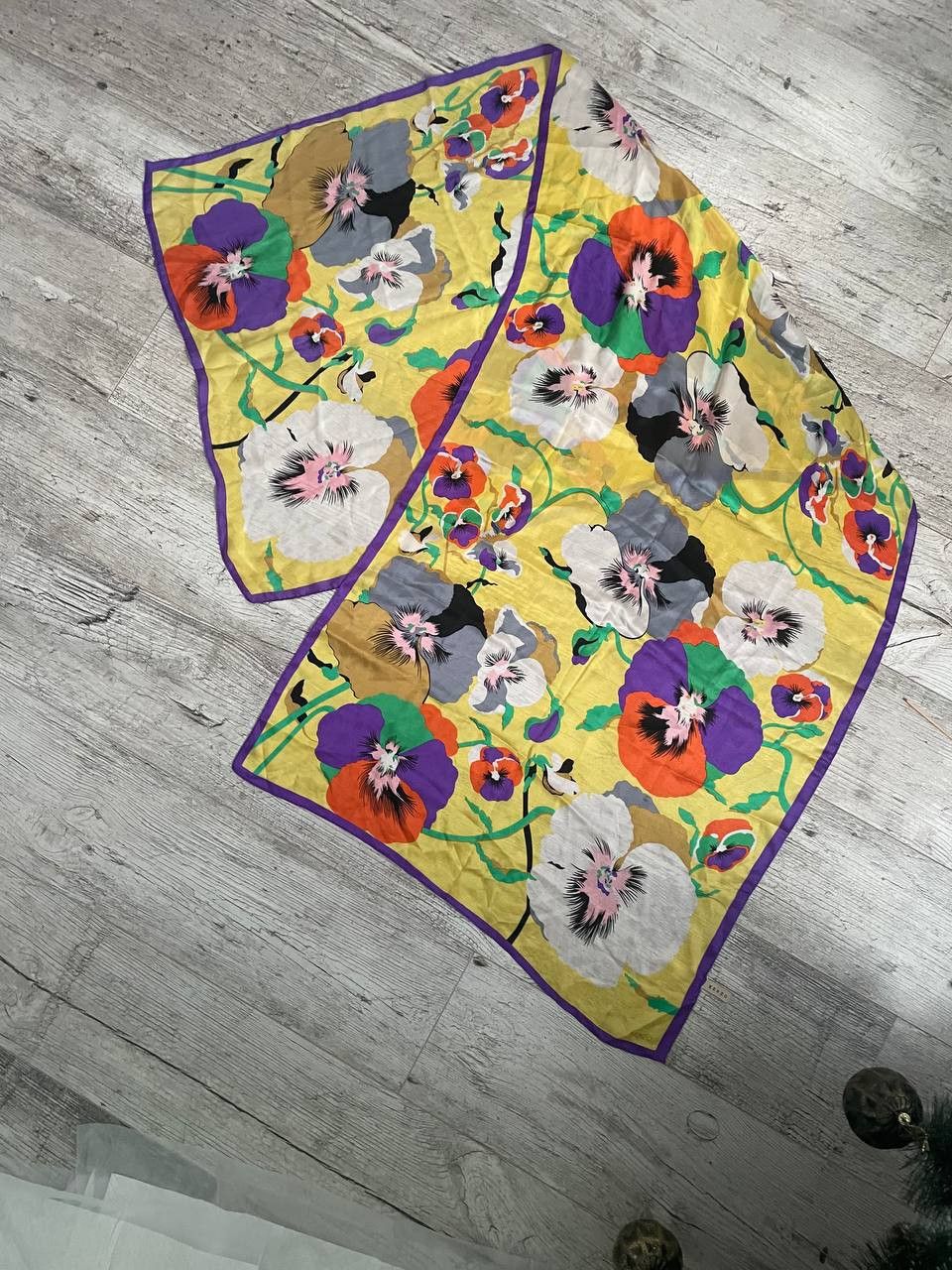 Kenzo Shawl / Silk scarf Kenzo flower print Size ONE SIZE - 2 Thumbnail