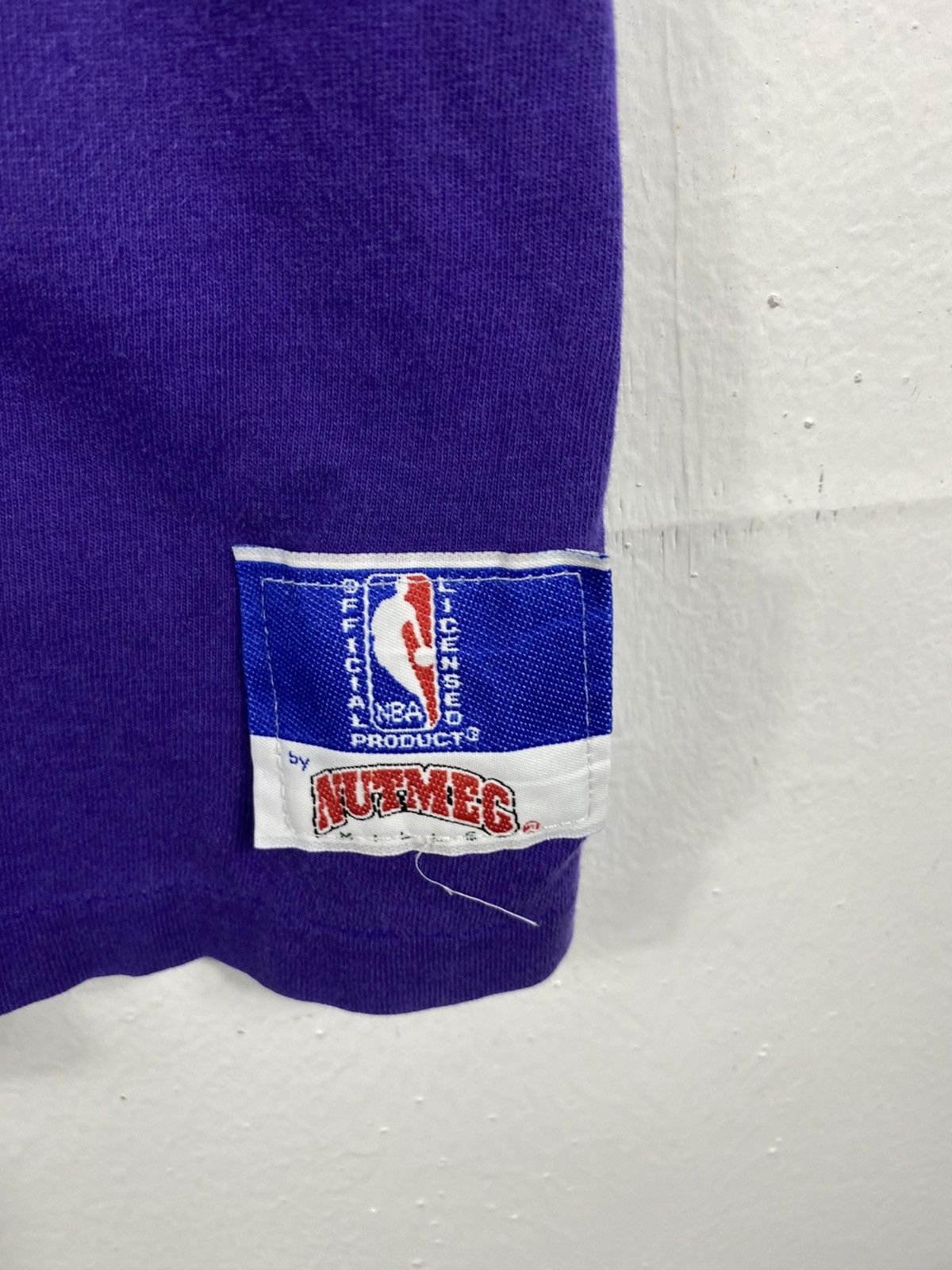 NBA × Vintage Vtg 90s LA Lakers T-Shirt Size US L / EU 52-54 / 3 - 8 Thumbnail