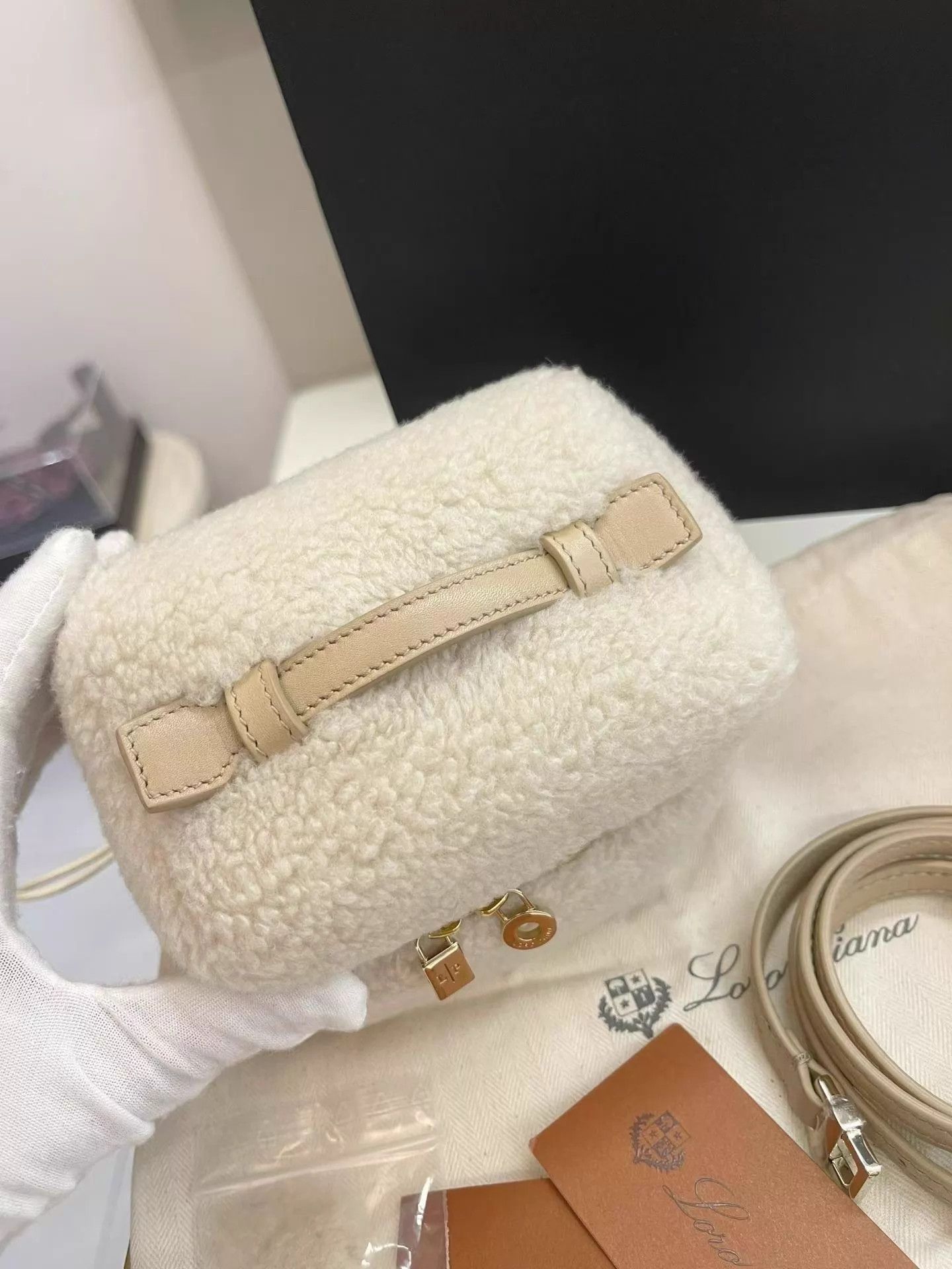Loro Piana Loro Piana Extra Pocket 11.5 Cashfur 14x10x10 Size ONE SIZE - 2 Thumbnail