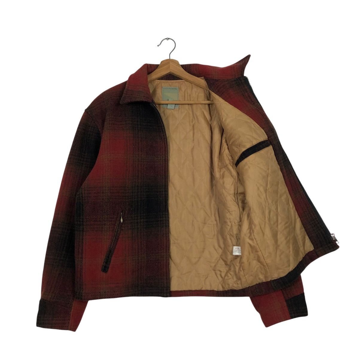 Japanese Brand 🔥VINTAGE CHORE WOOL JACKET UNIQLO TARTAN ISSEY MIYAKE Size US M / EU 48-50 / 2 - 13 Thumbnail