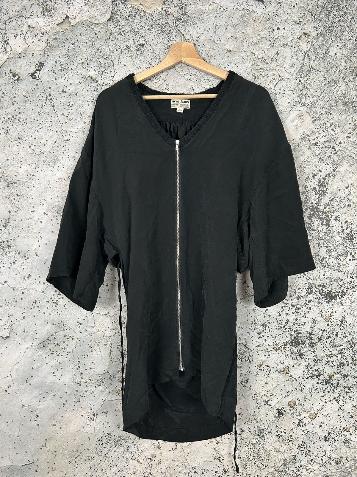 Acne Studios Vintage Acne Jeans Silk Dress Luxury Designer Rare Grunge Size XS / US 0-2 / IT 36-38 - 1 Thumbnail