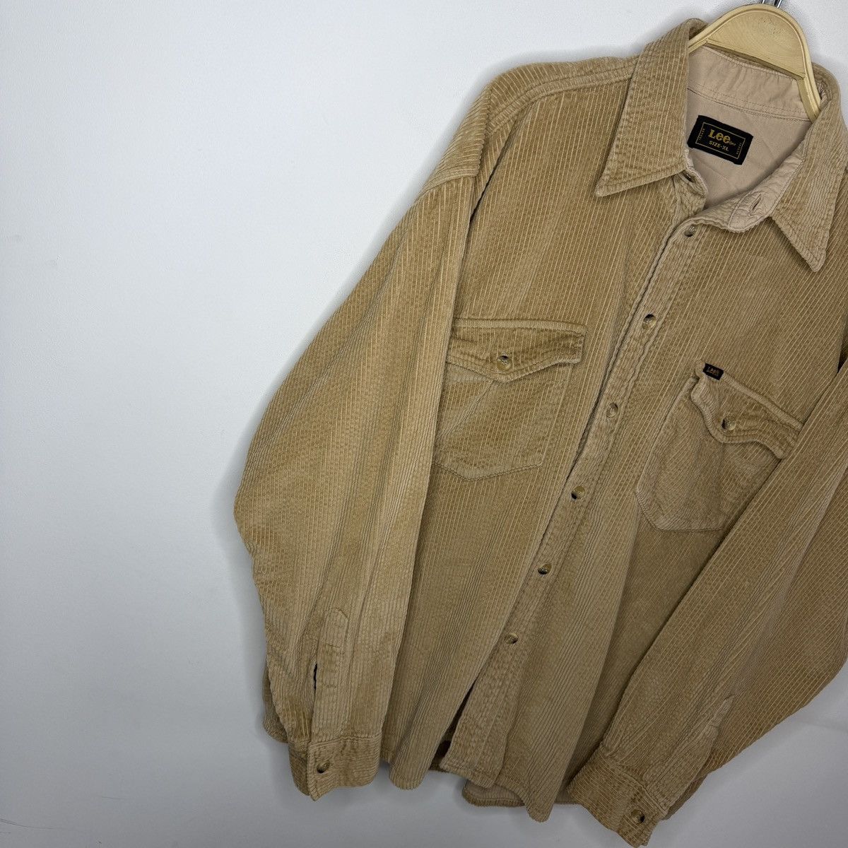 Lee Vintage Lee WESTERN corduroy rivets shirt Cowboy style Y2k Size US L / EU 52-54 / 3 - 3 Thumbnail